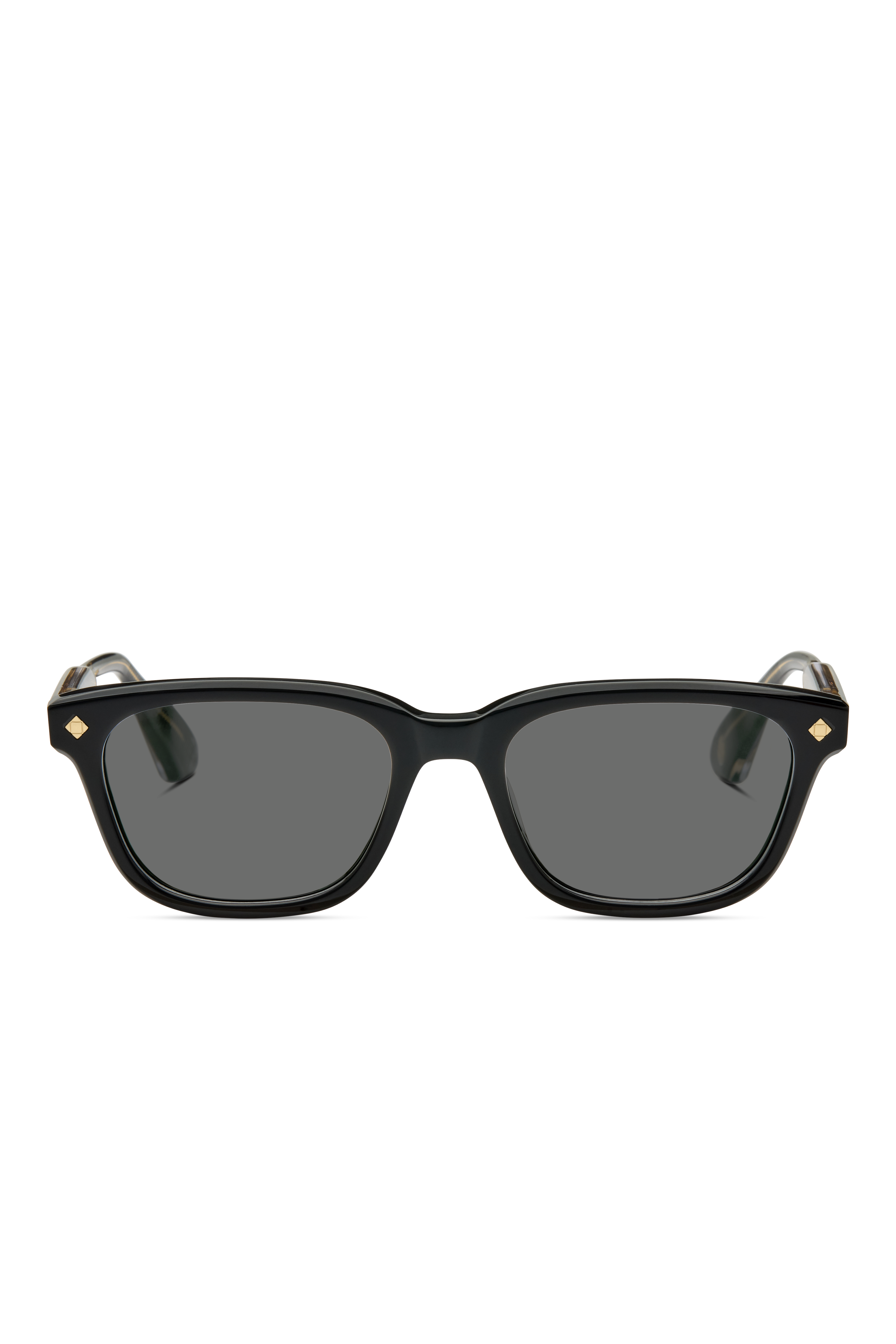 Lunetterie Générale Aesthete occhiali da sole rettangolari nero grigio
