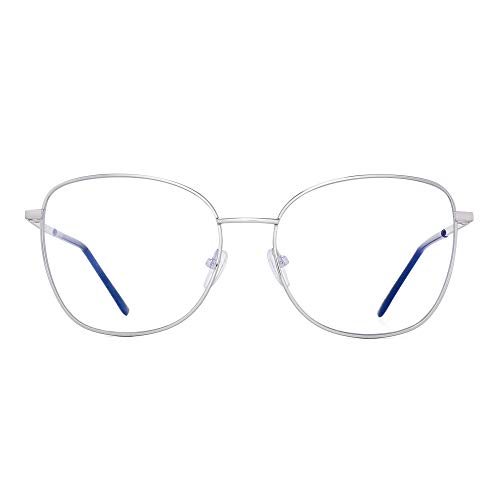 Glindar occhiali luce blu montatura metallo anti affaticamento