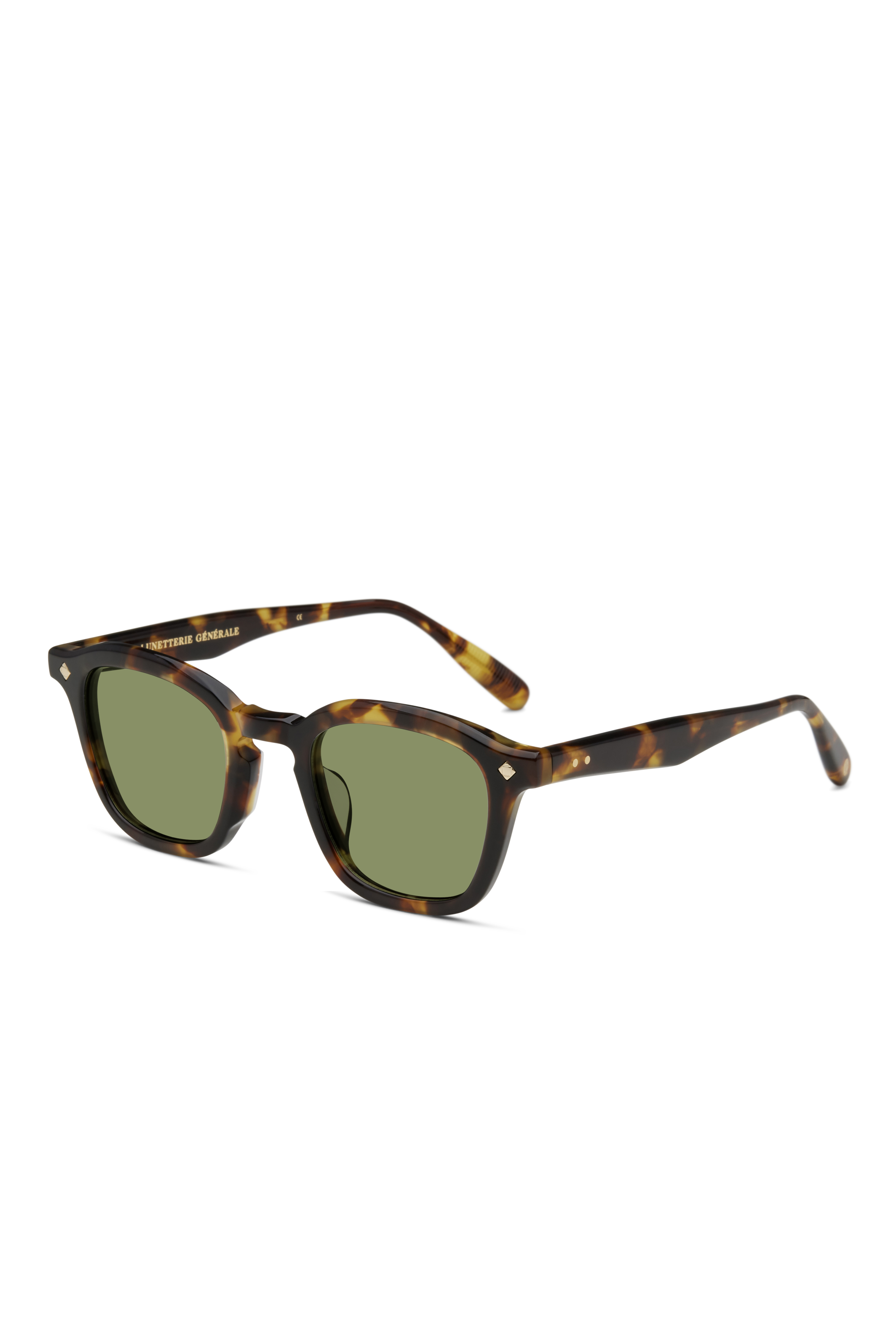 Lunetterie Générale Cognac occhiali da sole nero grigio quadrati