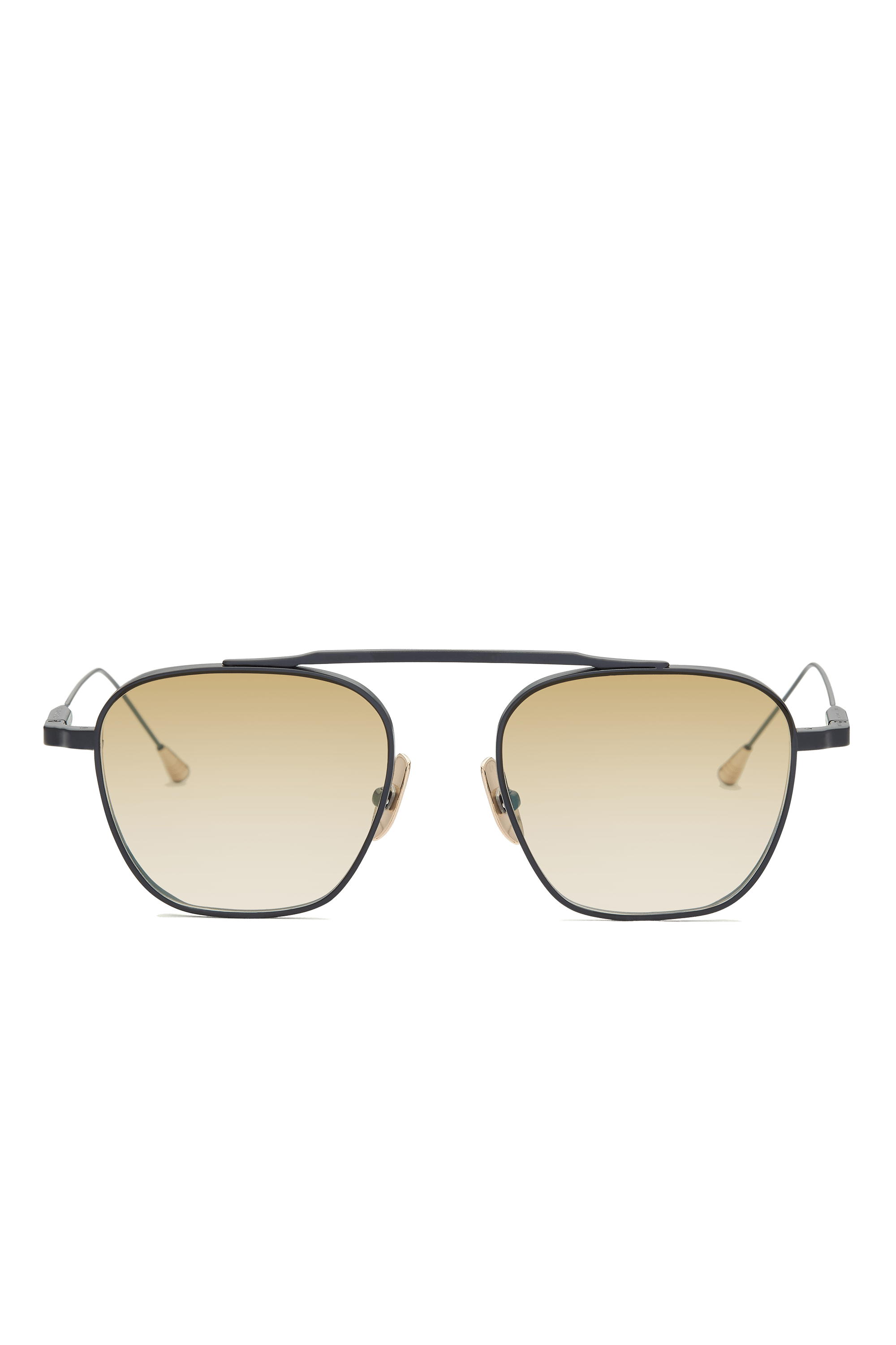 Lunetterie Generale Spitfire occhiali sole nero lente ambra