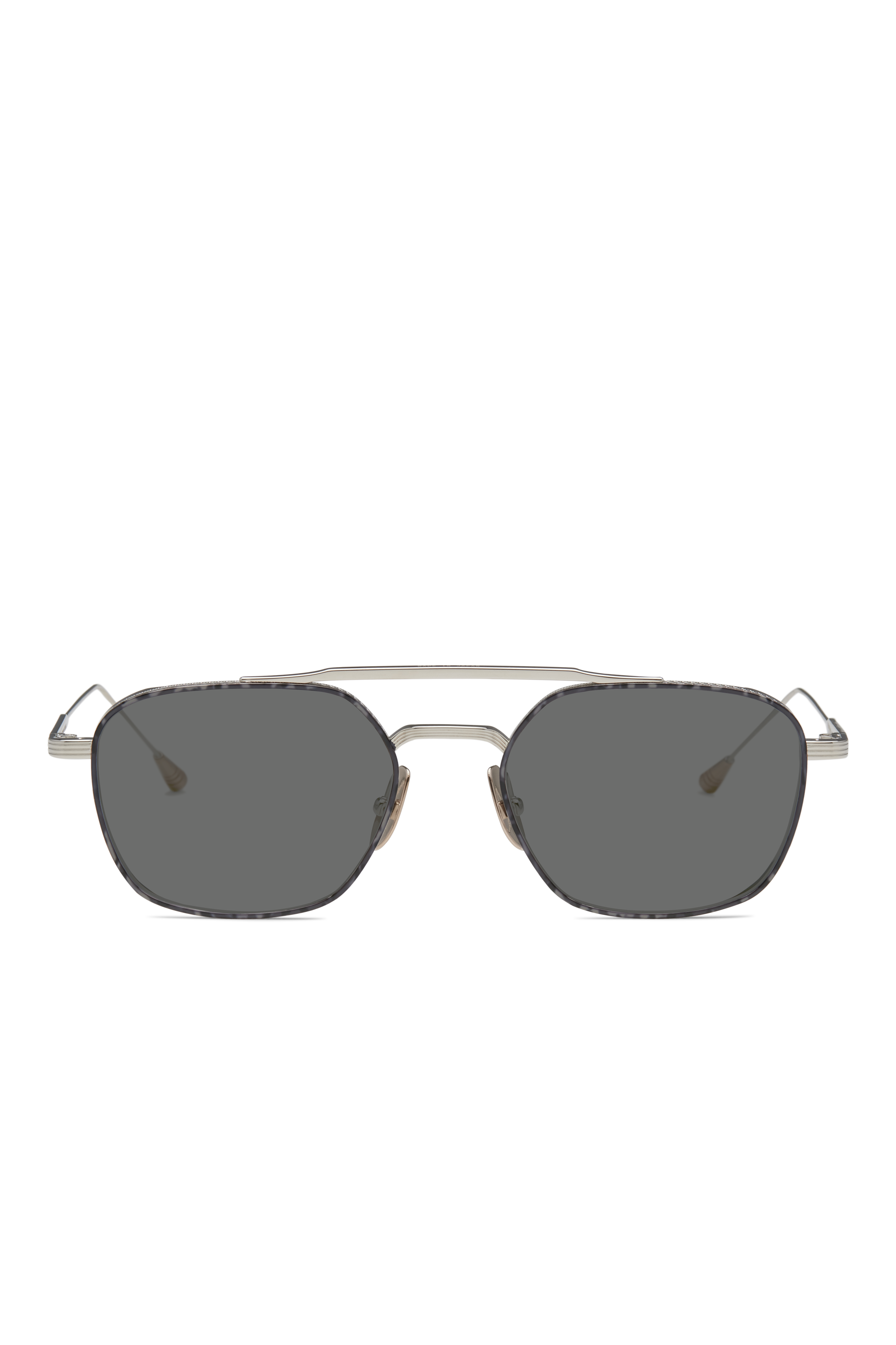 Lunetterie Generale Route 66 occhiali da sole aviatore titanio bronzo