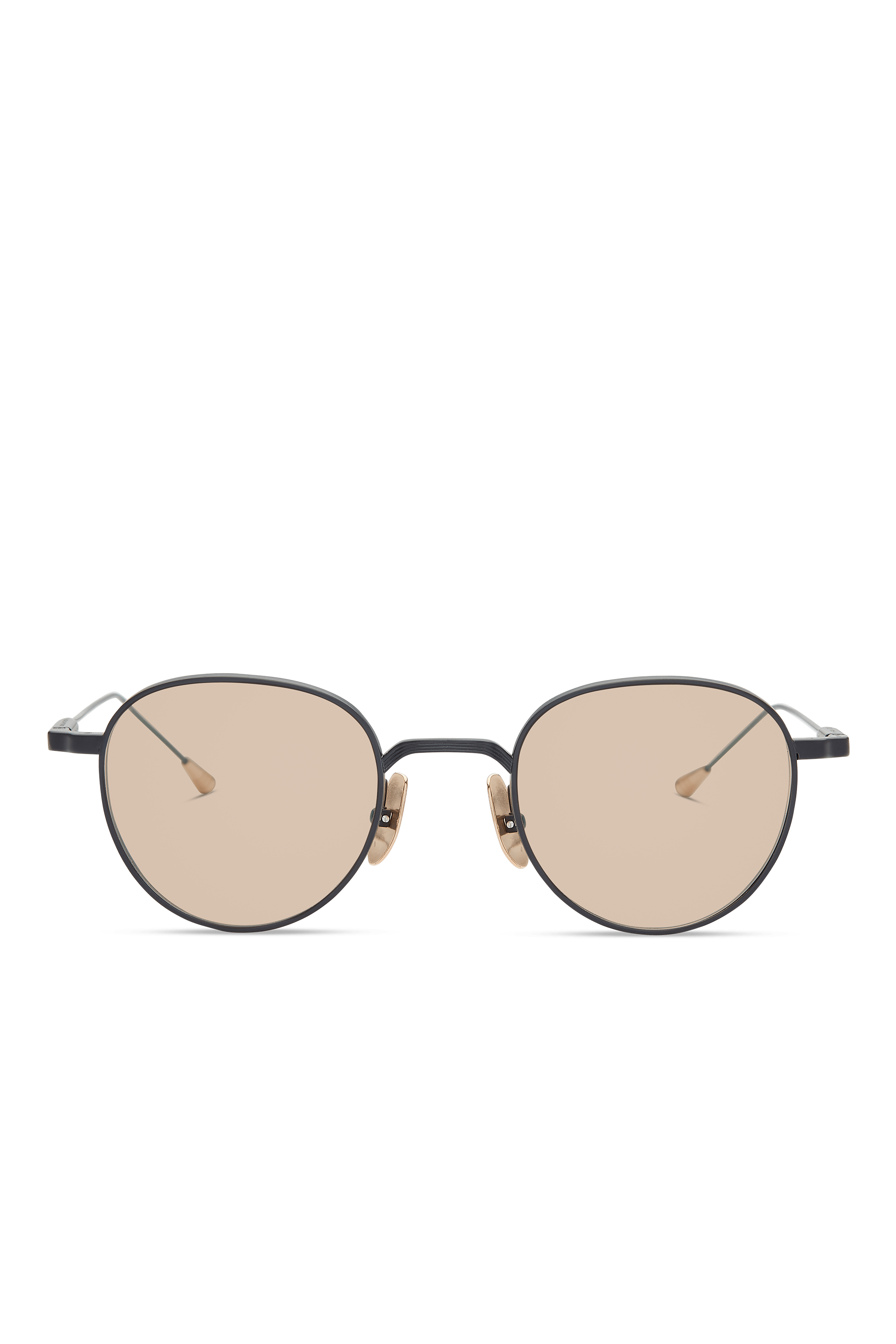Lunetterie Generale Café Racer occhiali personalizzati nero titanio
