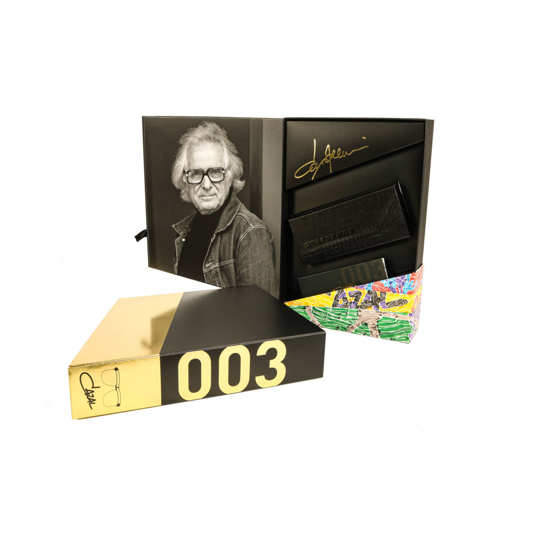 Cazal Legends MOD 003 occhiali da sole nero-oro unisex