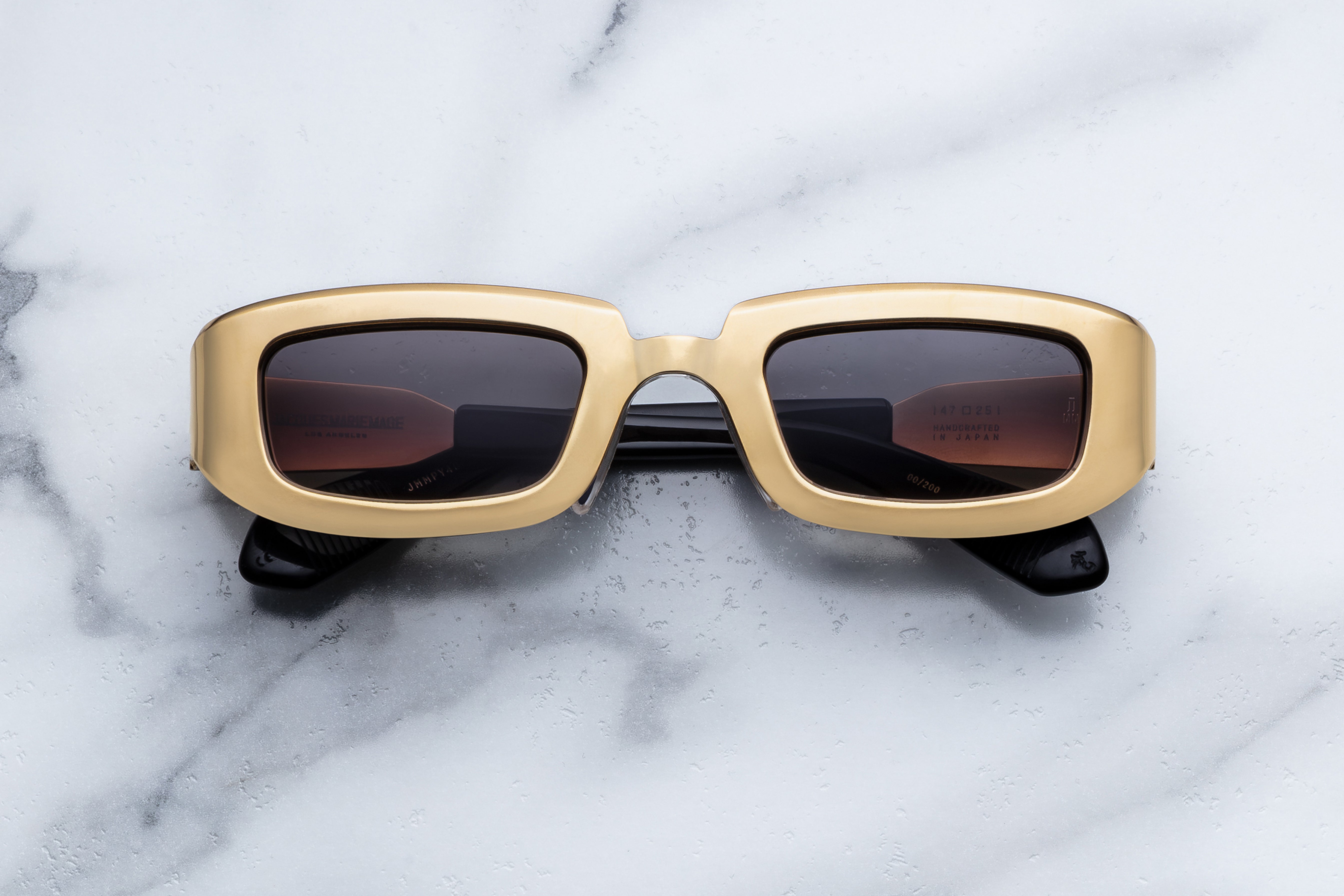 Jacques Marie Mage Ryder 88 occhiali da sole nero carbone