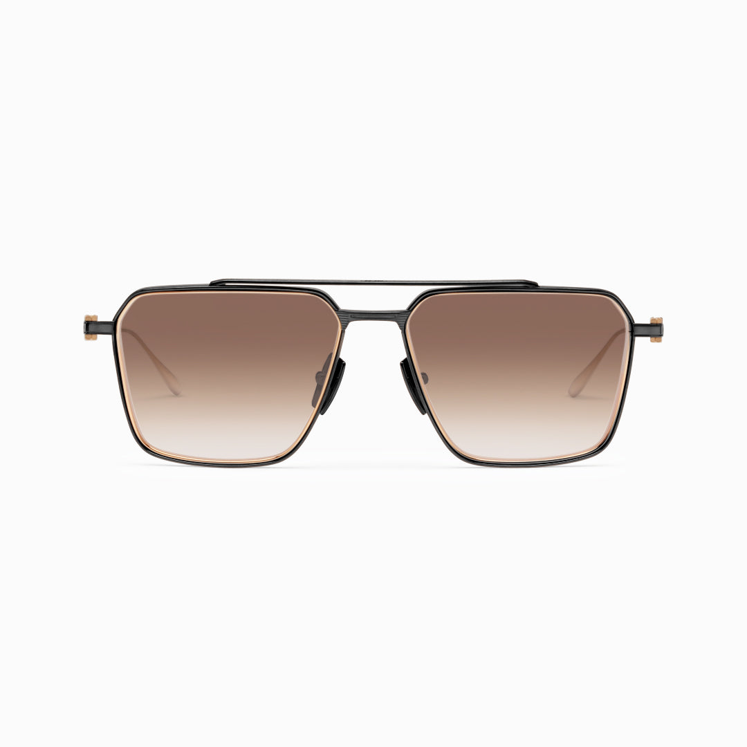 Akoni Horizon Telesto occhiali da sole Brushed Black 56