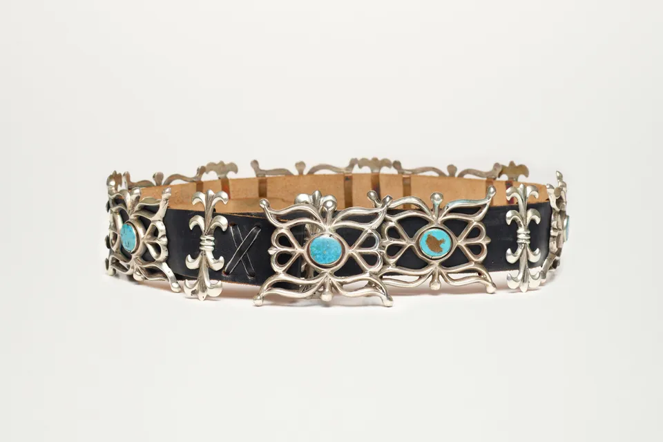 Jacques Marie Mage Navajo Concho cintura anni 60