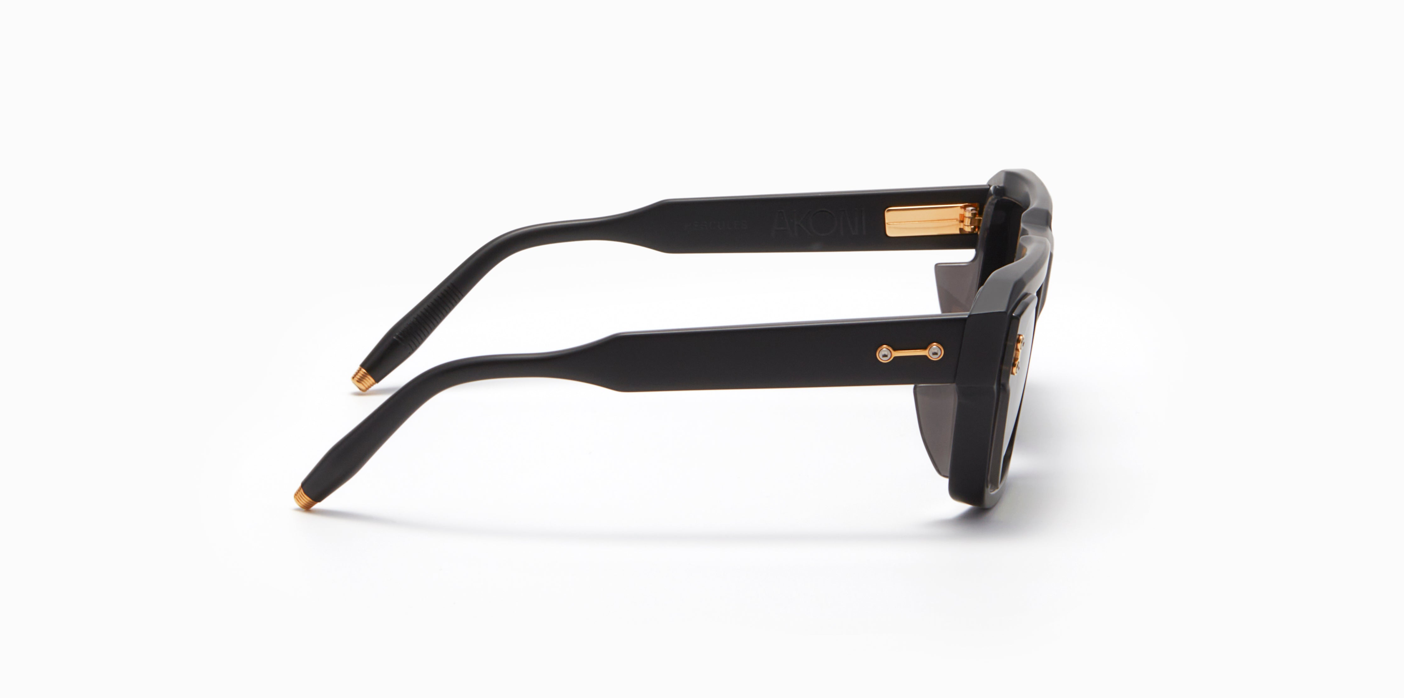 Akoni Horizon Hercules occhiali sole nero acetato