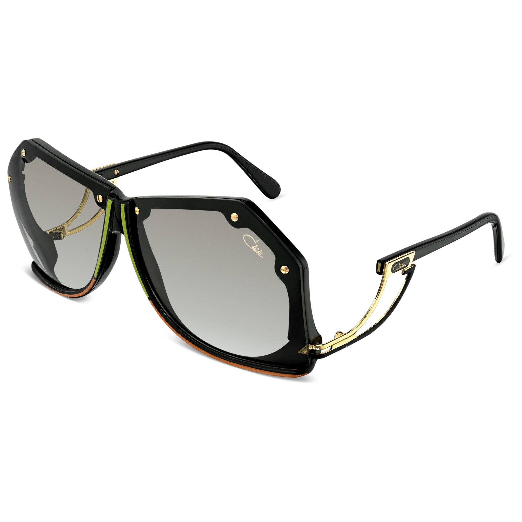 Cazal Legends MOD 860 occhiali da sole nero-arancio