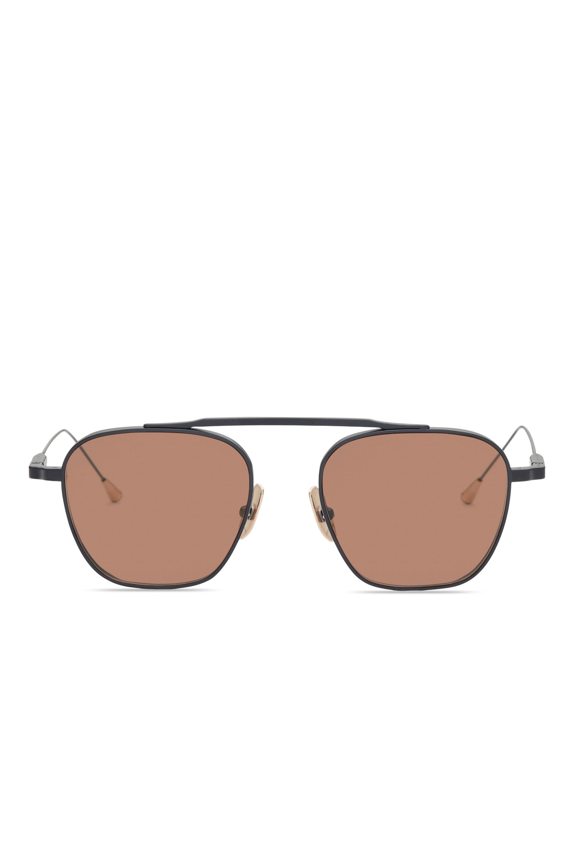 Lunetterie Generale Spitfire occhiali sole nero lente ambra