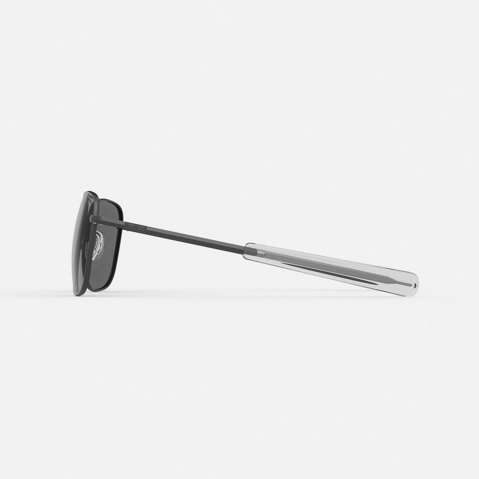 Randolph Class A Aviator occhiali da sole Midnight Force American Gray