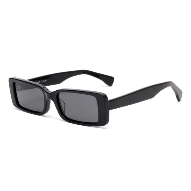 Glindar occhiali da sole rettangolari acetato donna