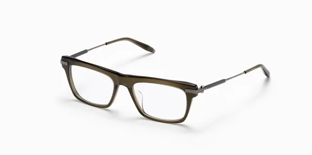 Akoni Etere Arc occhiali da vista Olive misura 54 titanio
