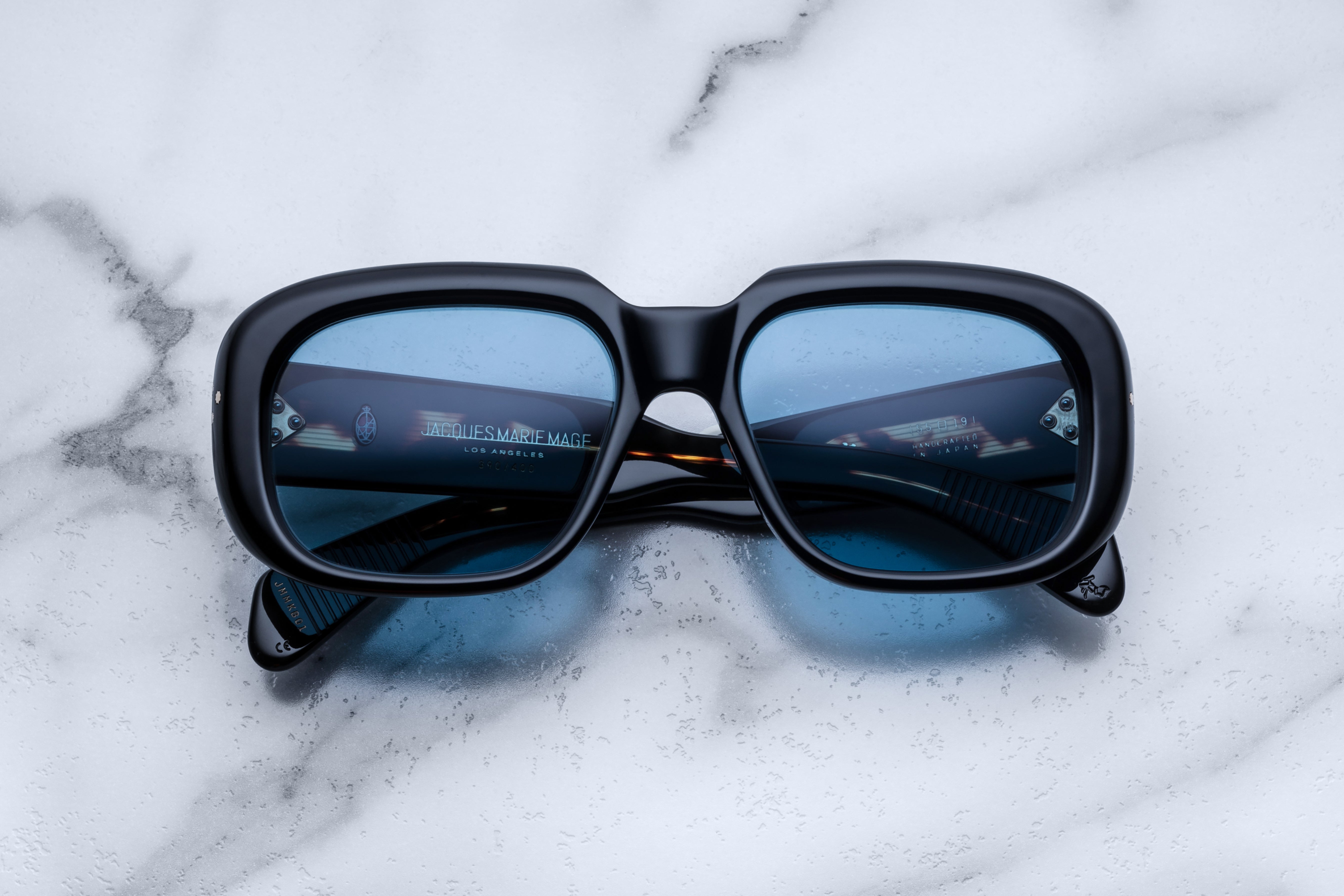 Jacques Marie Mage Kobo occhiali da sole 28 Burlwood