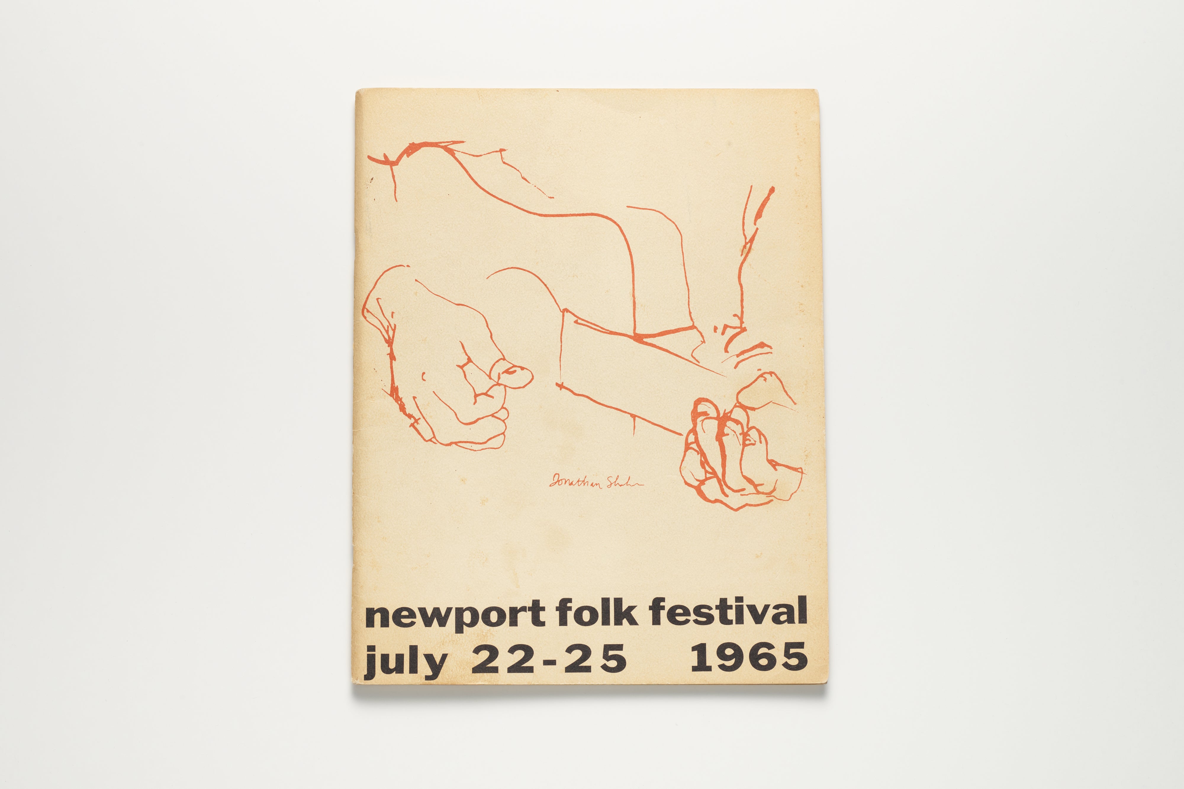 Jacques Marie Mage Newport Folk Festival Program 1965 accessorio
