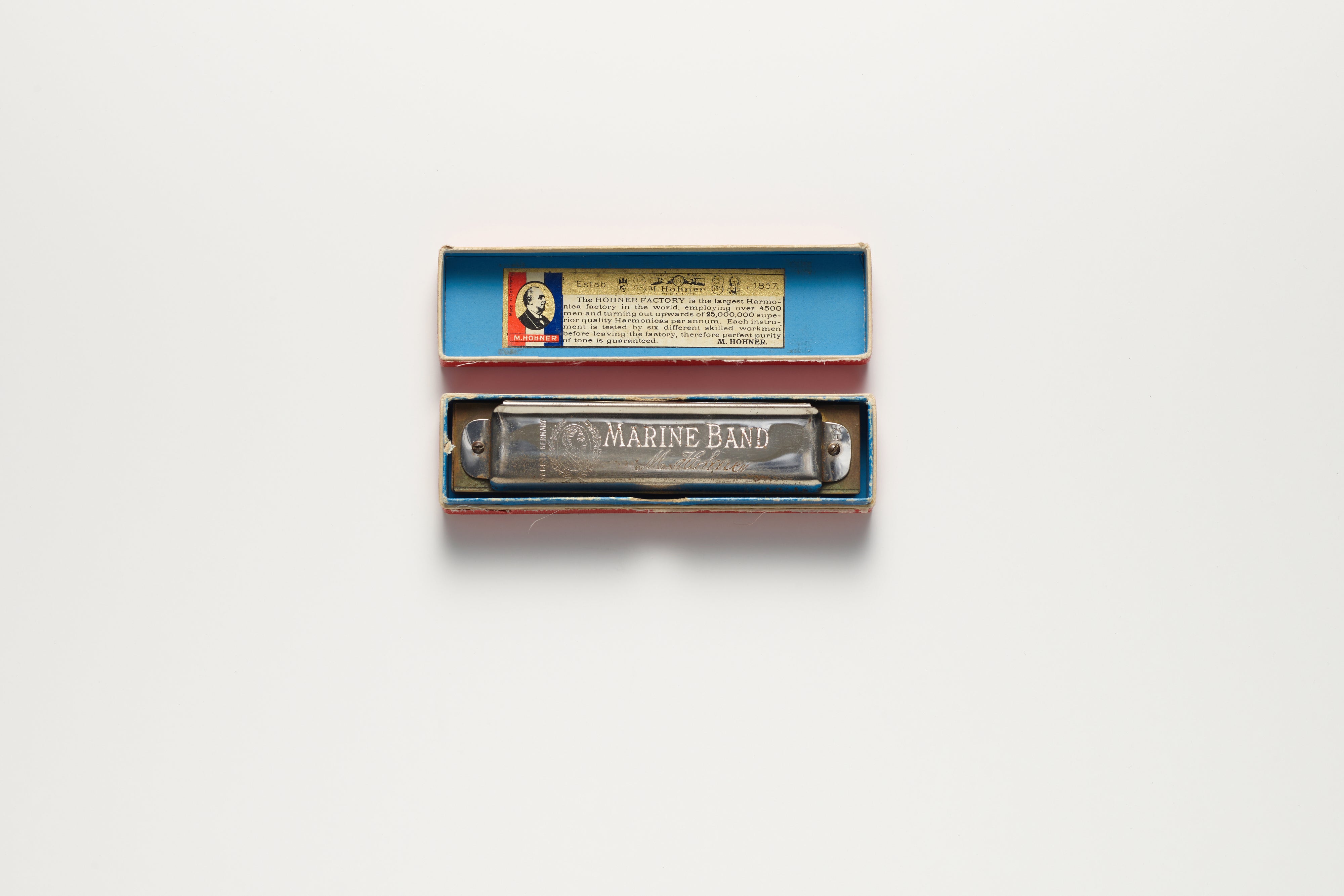 Jacques Marie Mage Hohner Marine Band armonica prebellica