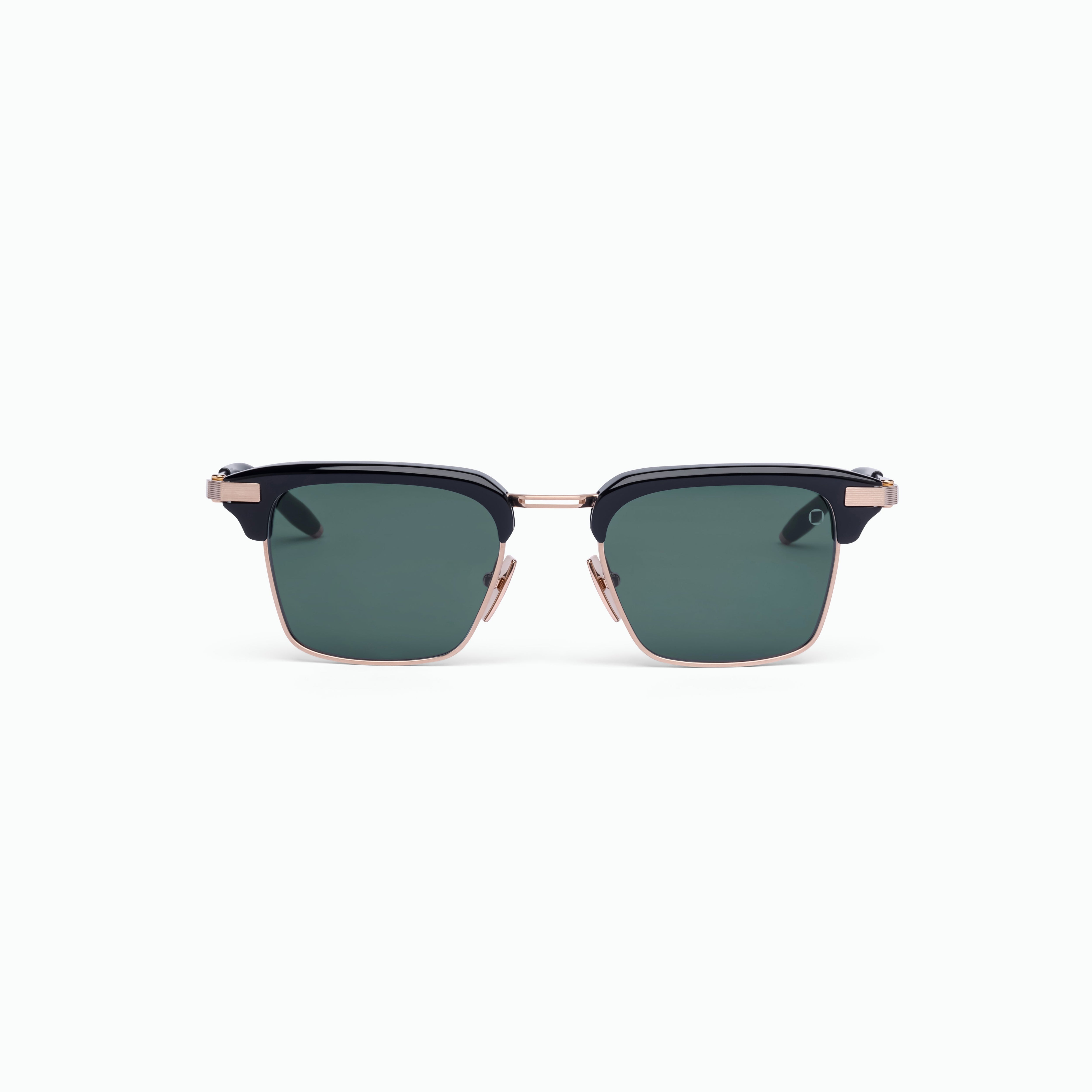 Akoni Horizon Euclid occhiali da sole Brushed Gold titanio