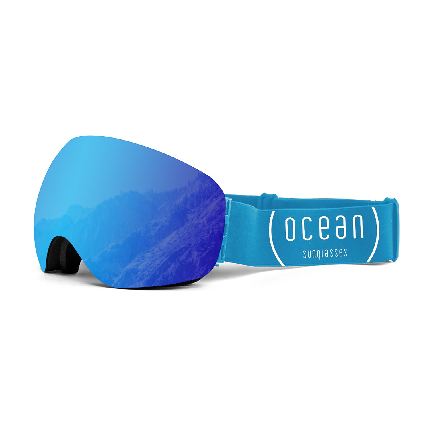 Ocean Sunglasses Arlberg maschera sci nera fumé