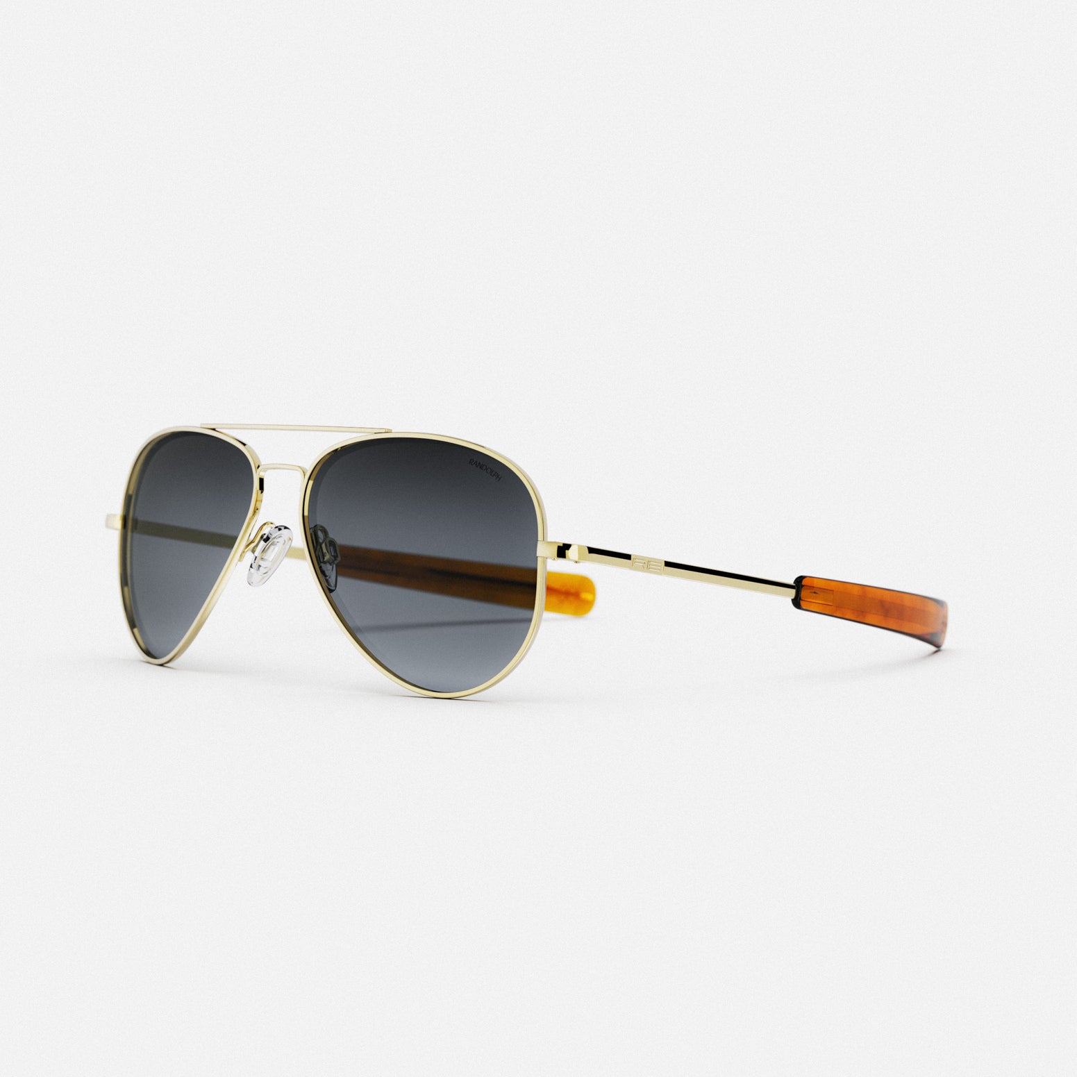 Randolph Concorde 23k Gold occhiali da sole Slate 64 mm