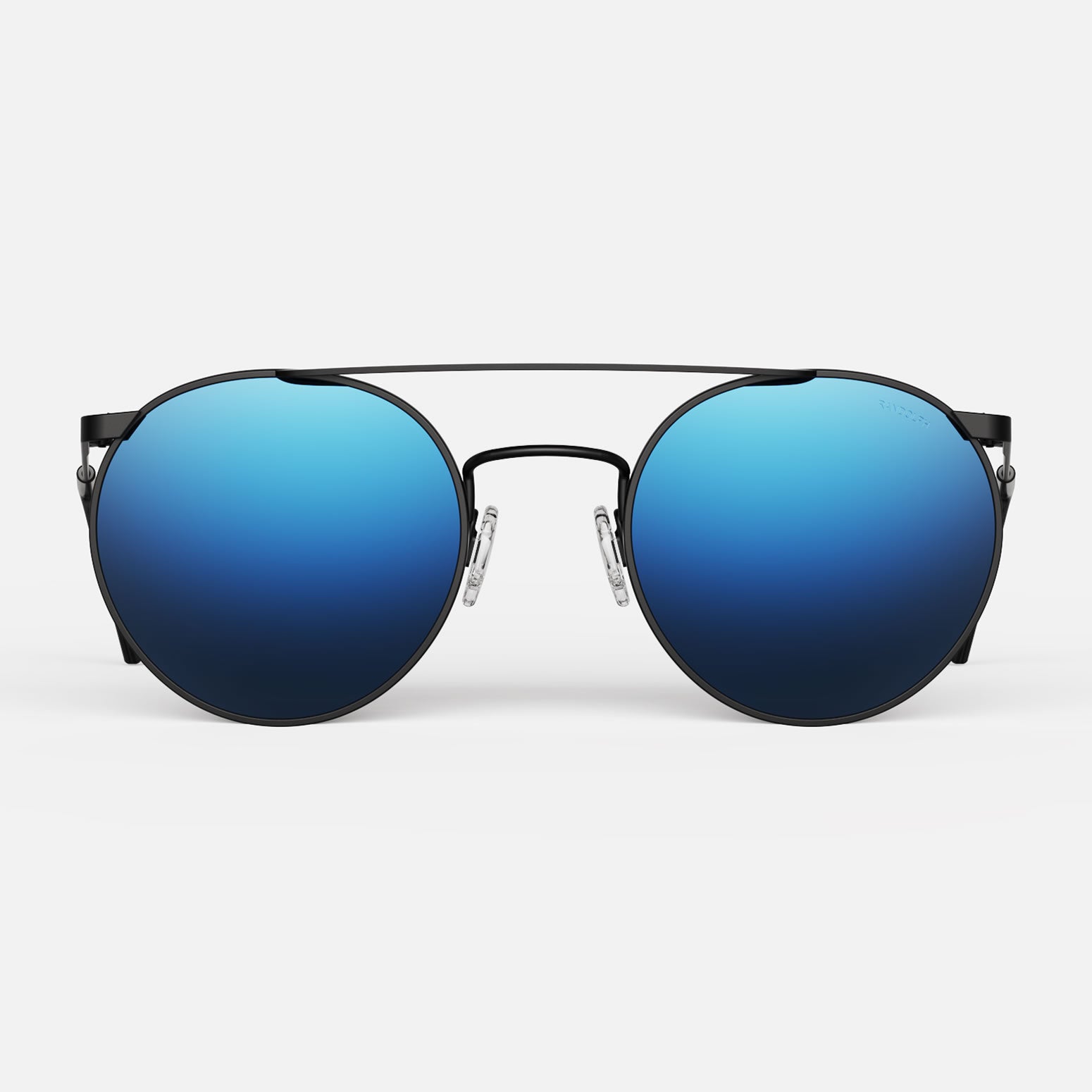Randolph P3 Shadow Black Blue occhiali da sole specchiati