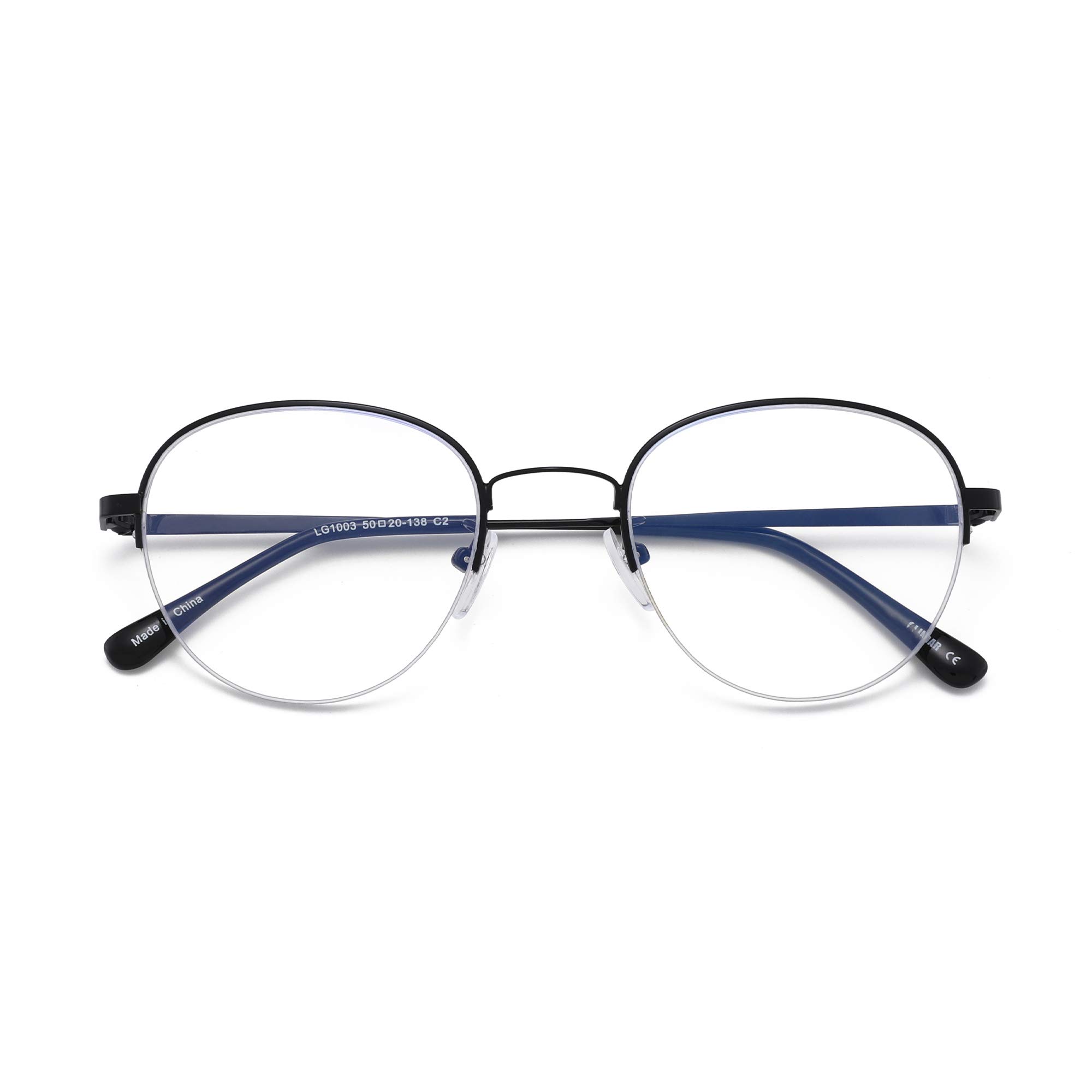 Glindar Rotondi occhiali anti luce blu computer unisex rotondi