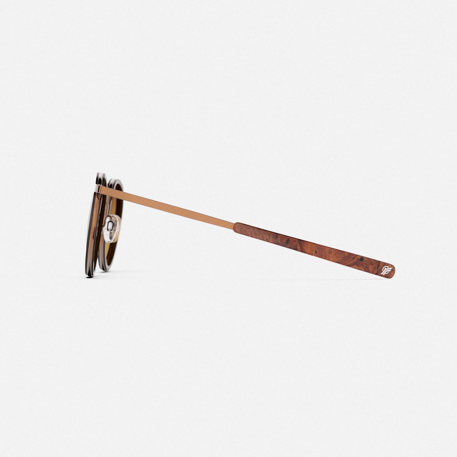 Randolph P3 Fusion occhiali da sole graduati chocolate gold 51mm