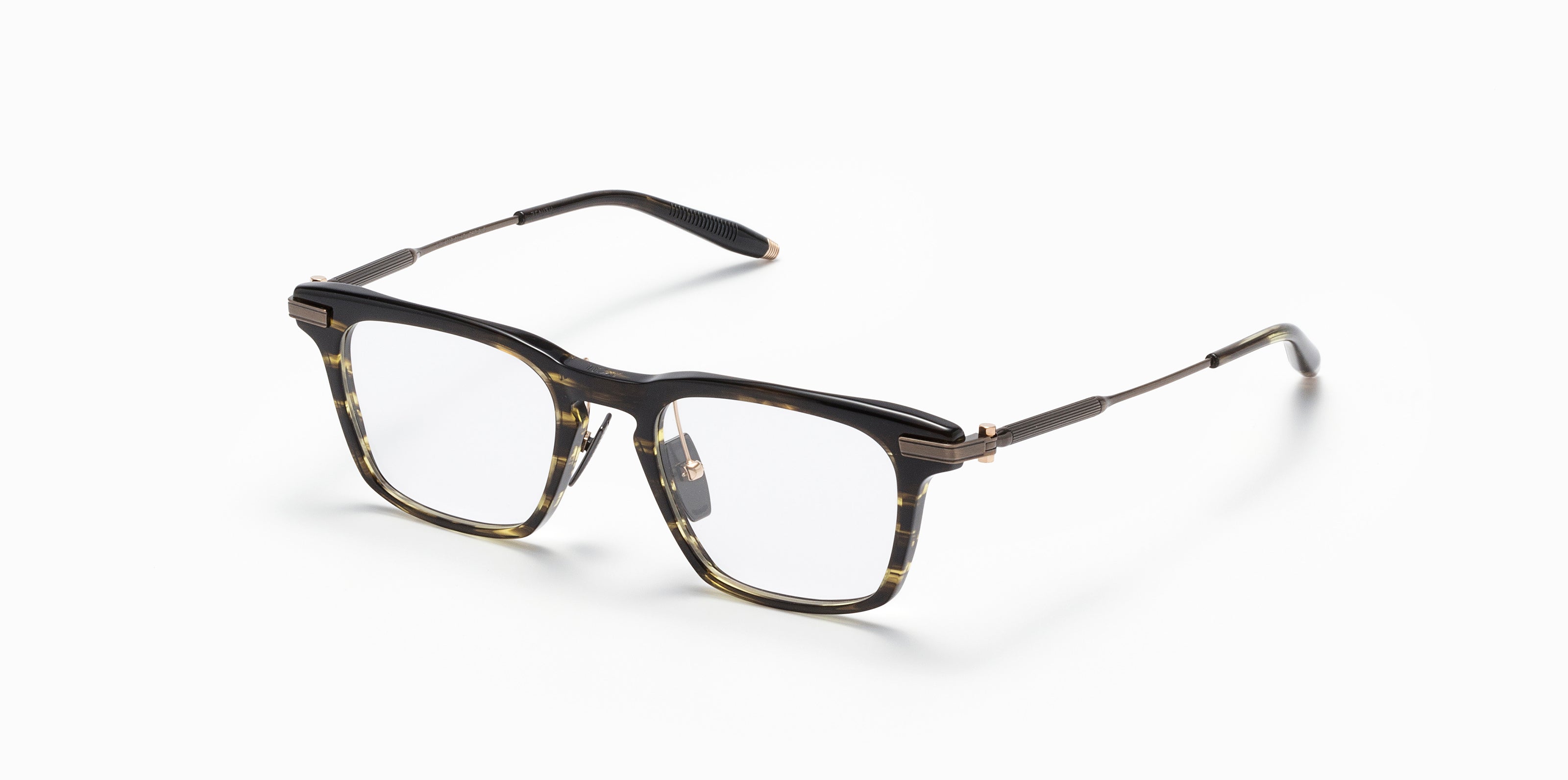 Akoni Horizon Zenith 50 montatura vista nero acetato