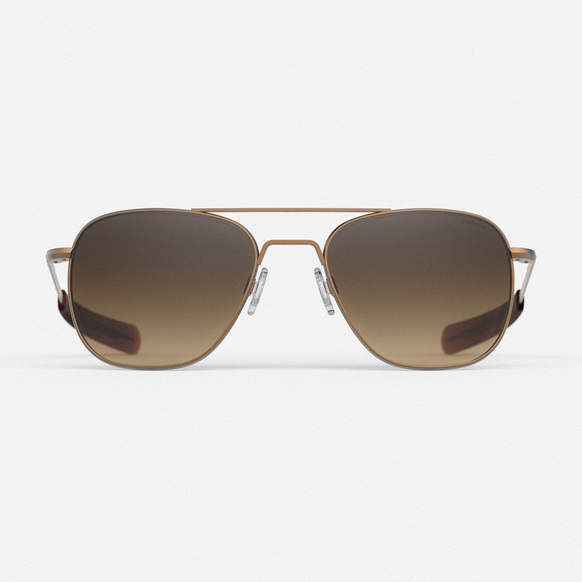 Randolph Aviator occhiali sole graduati chocolate gold cape sand