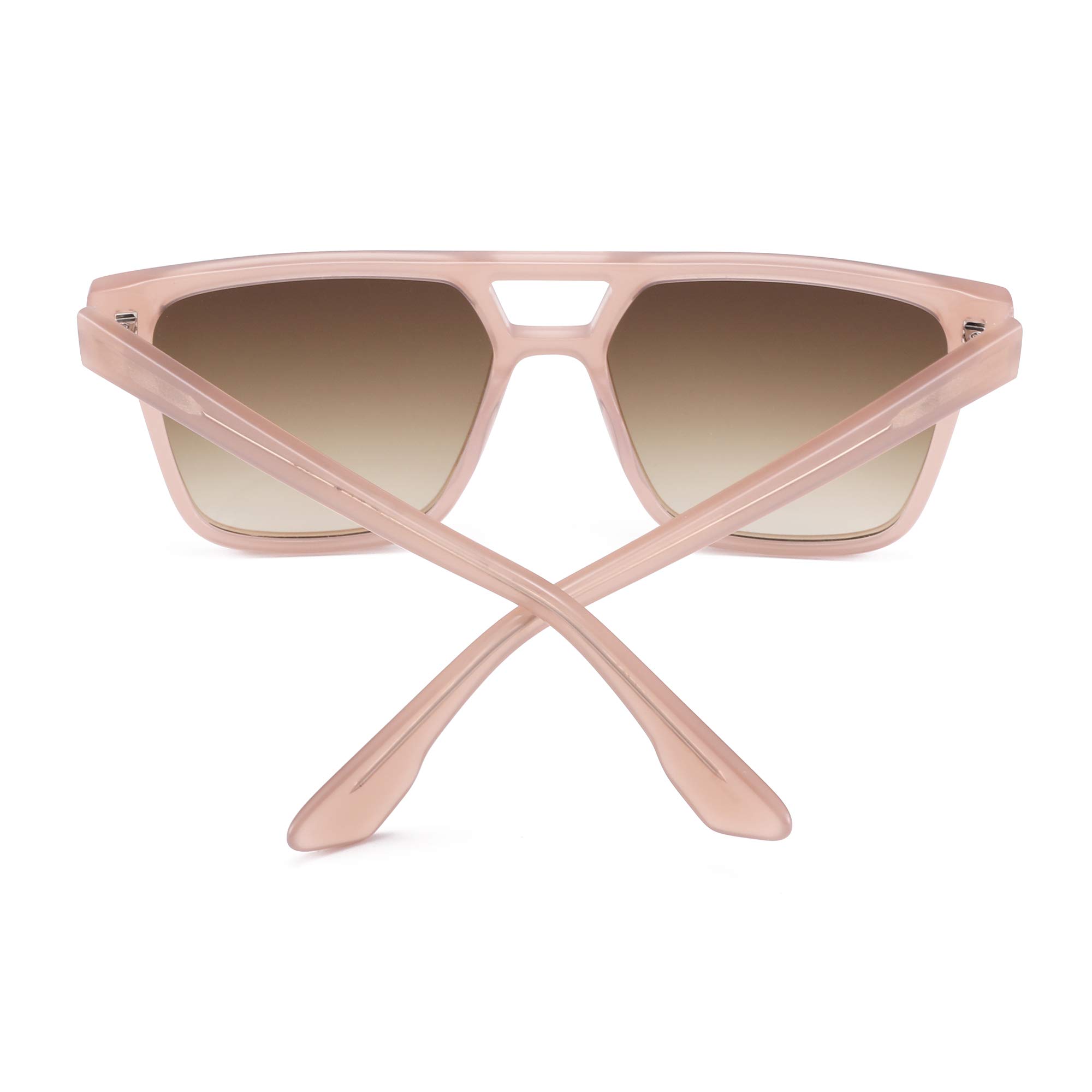 Glindar Retro Square occhiali da sole sfumati acetato