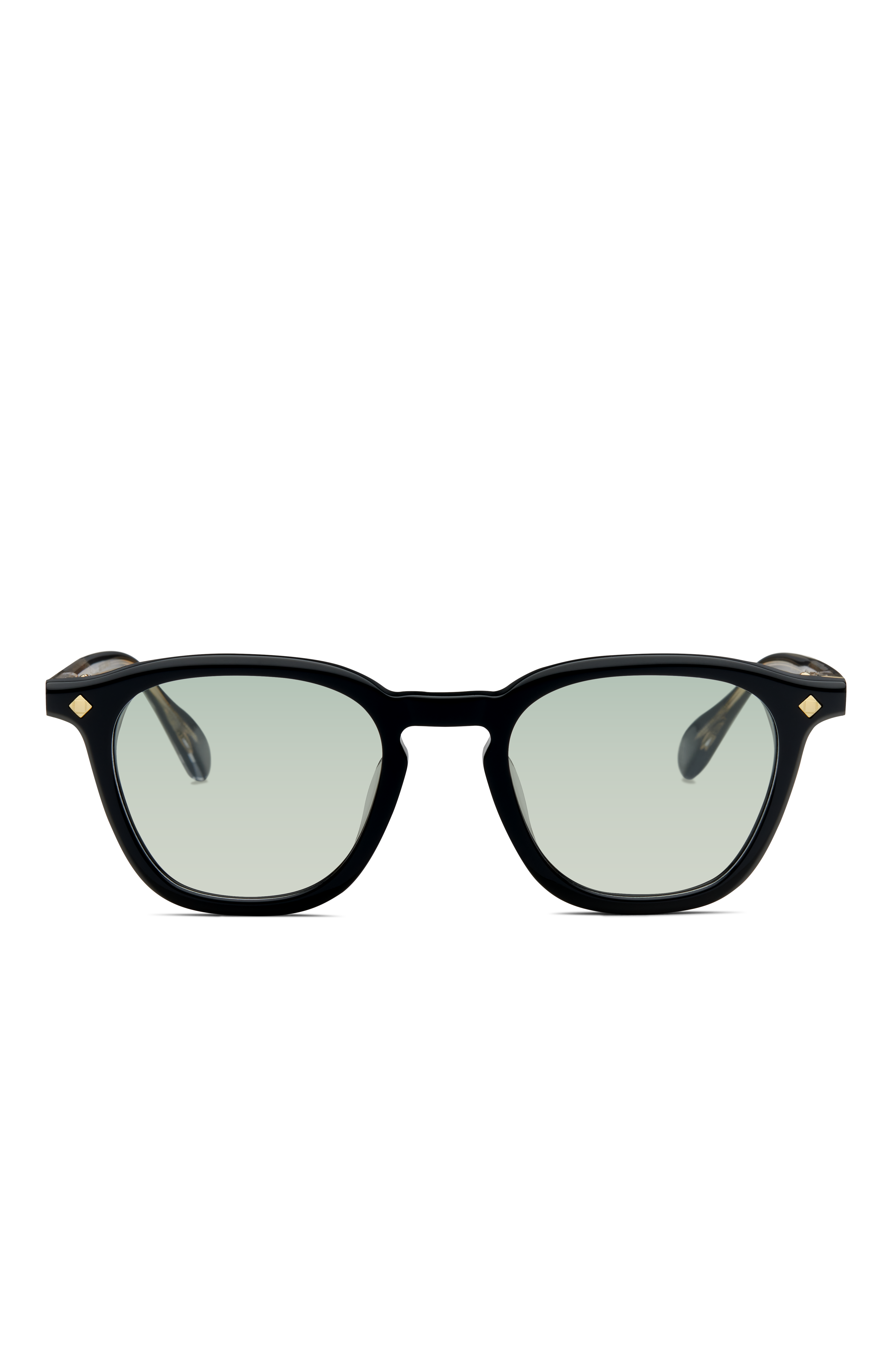 Lunetterie Generale Maestro occhiali da sole nero oro acetato