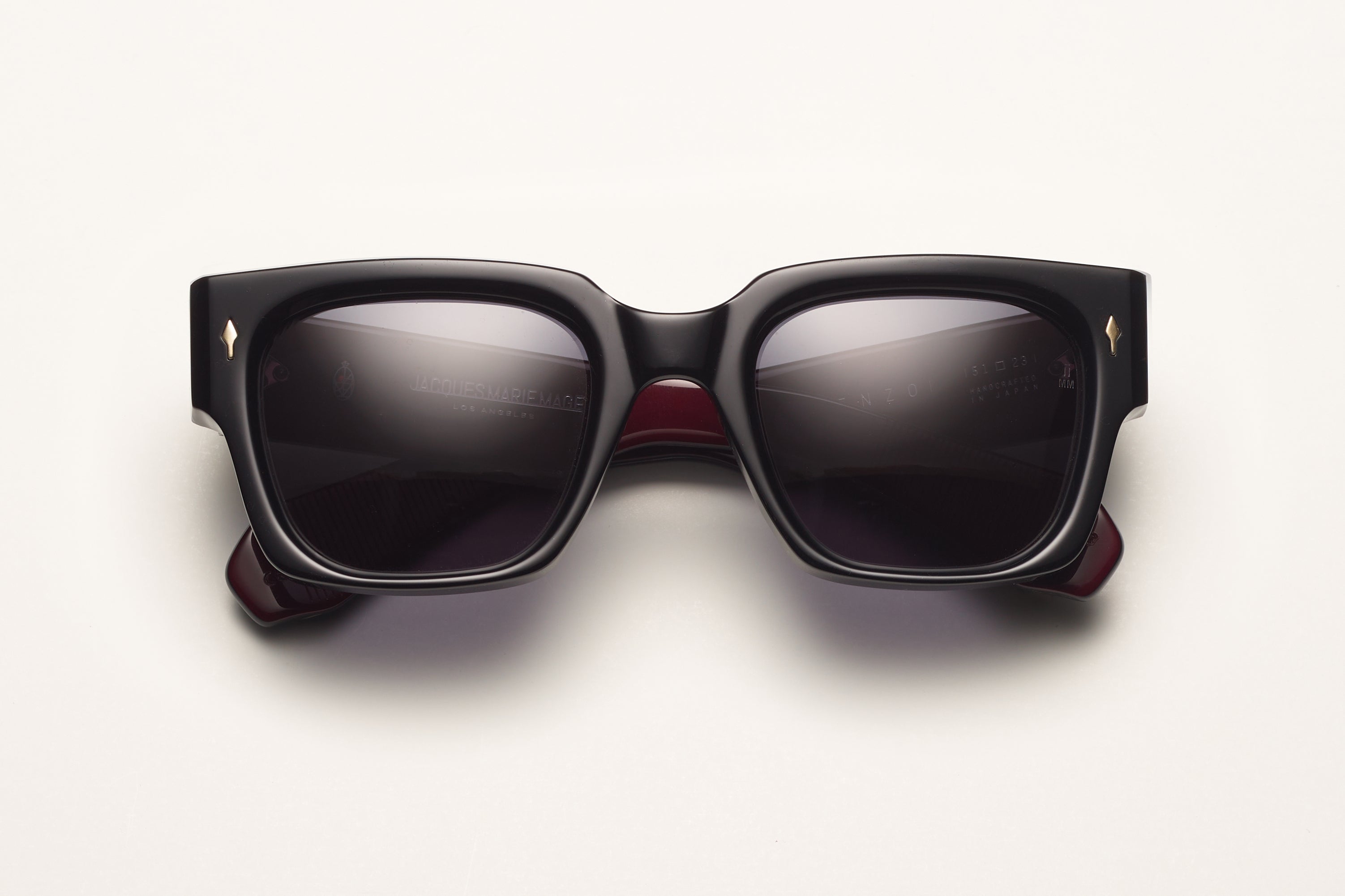 Jacques Marie Mage Enzo occhiali da sole Bloodstone UV