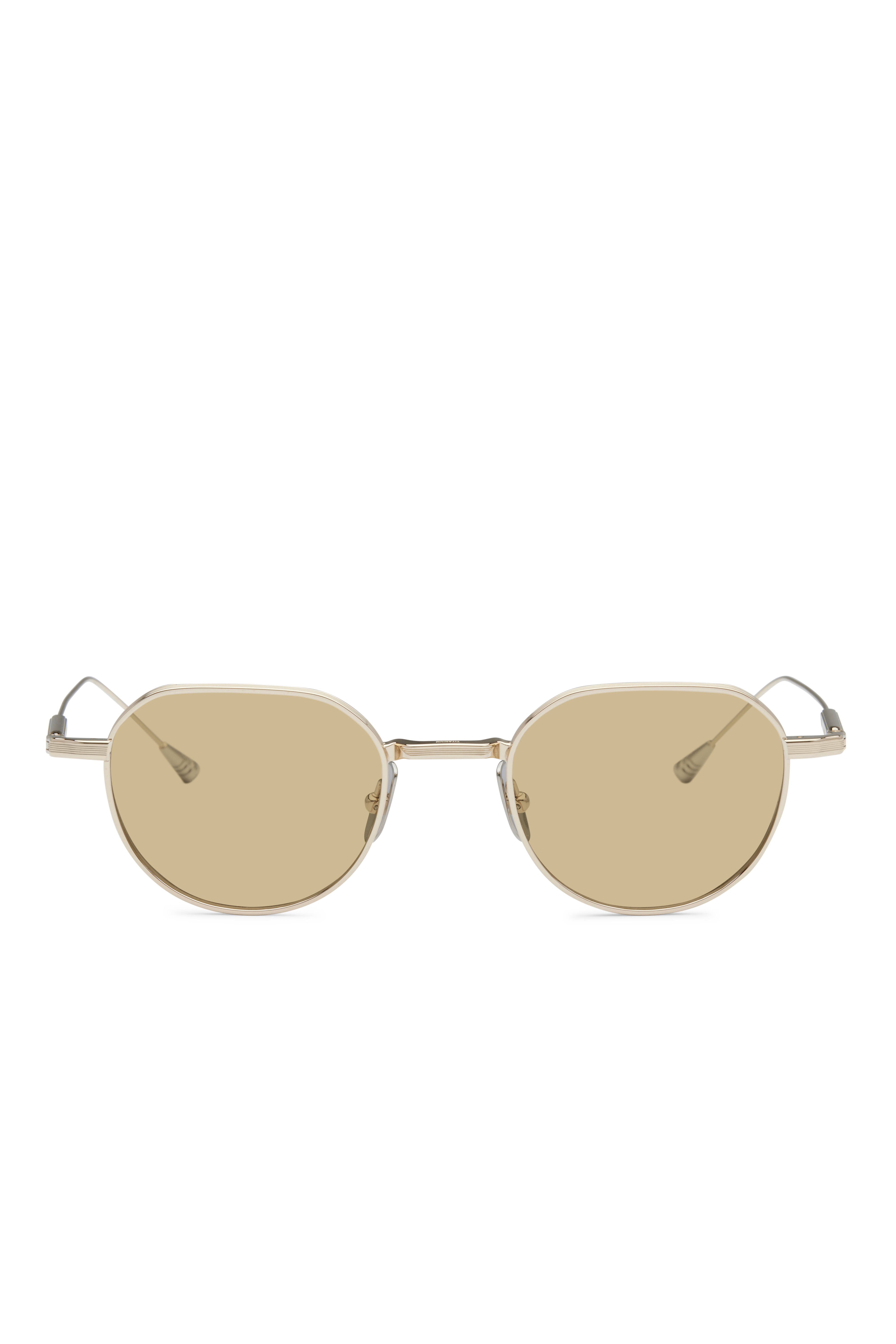 Lunetterie Générale Mirage occhiali da sole oro bronzo titanio