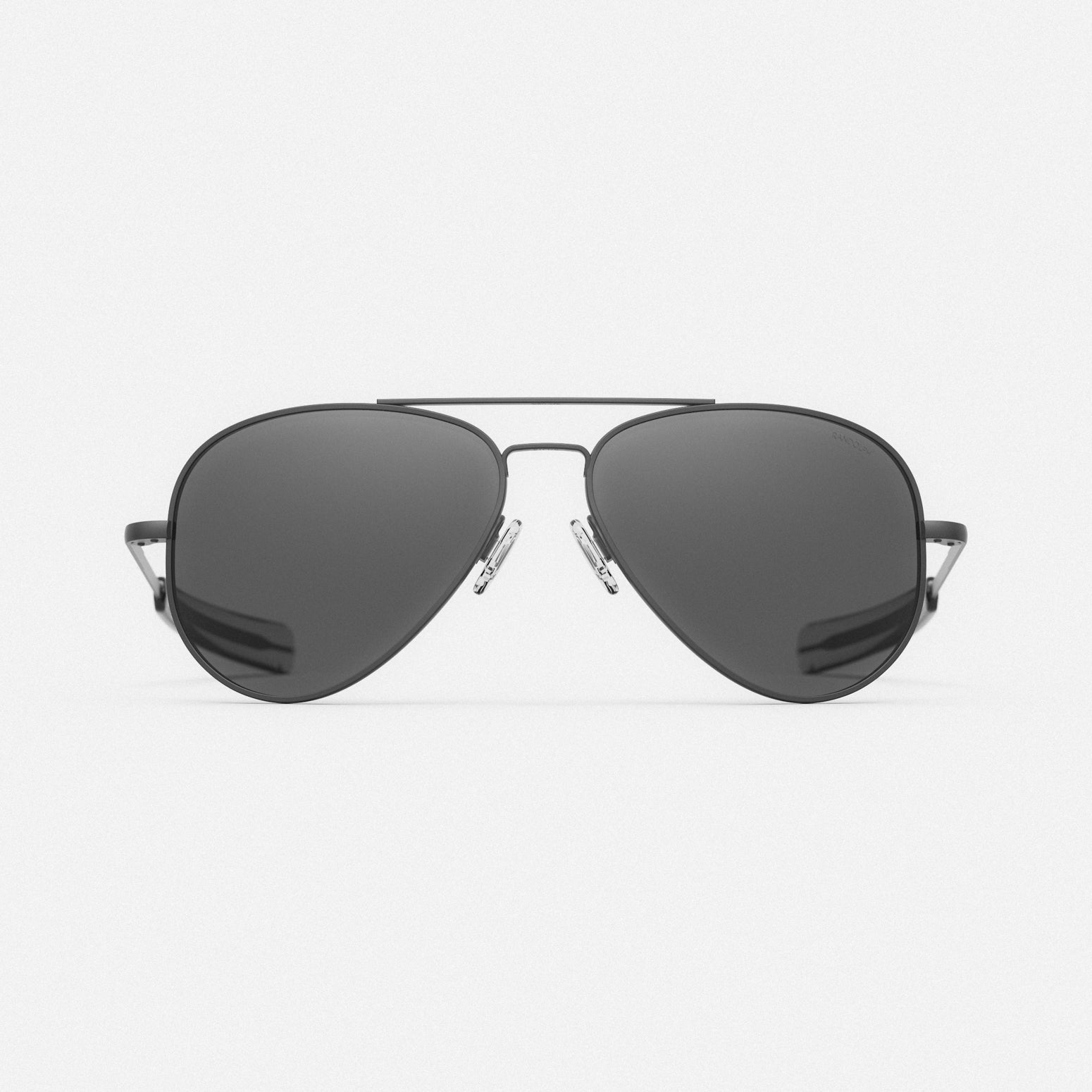 Randolph Concorde Matte Black American Gray occhiali sole 64