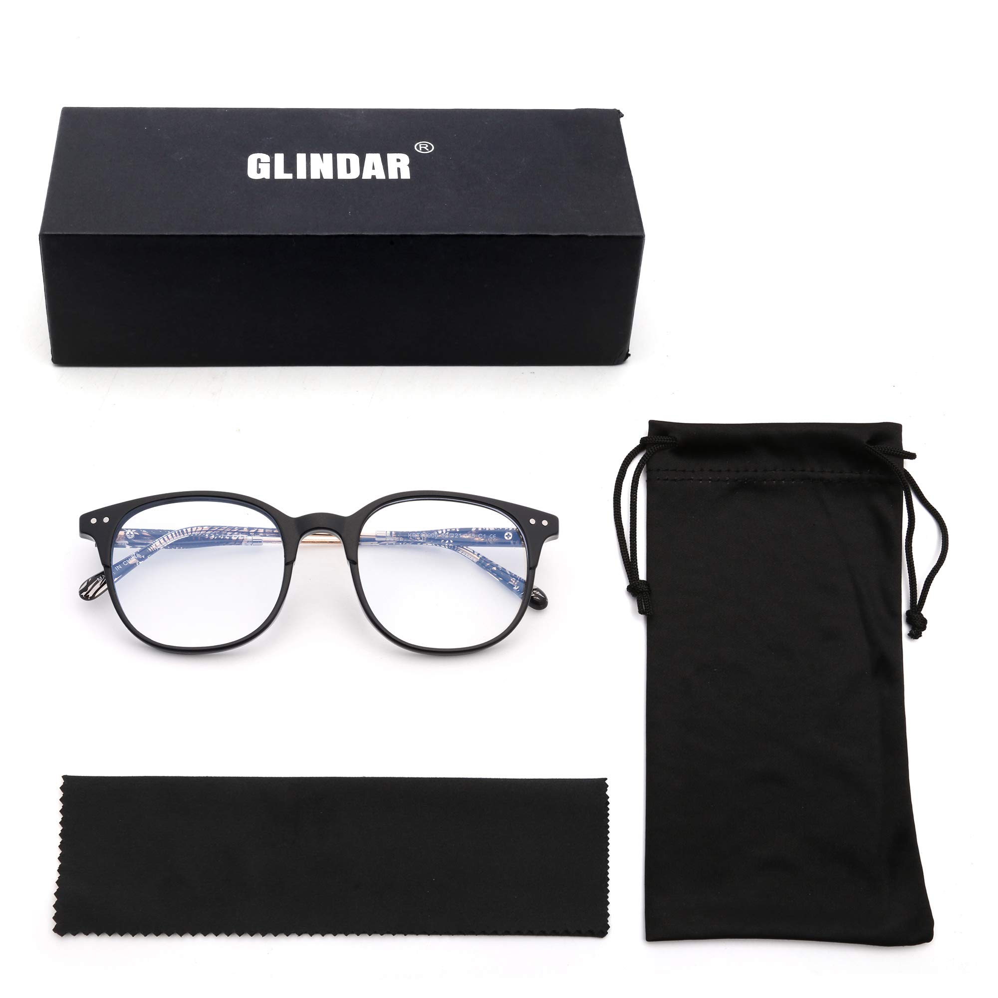 Glindar Quadrata TR90 occhiali luce blu trasparente