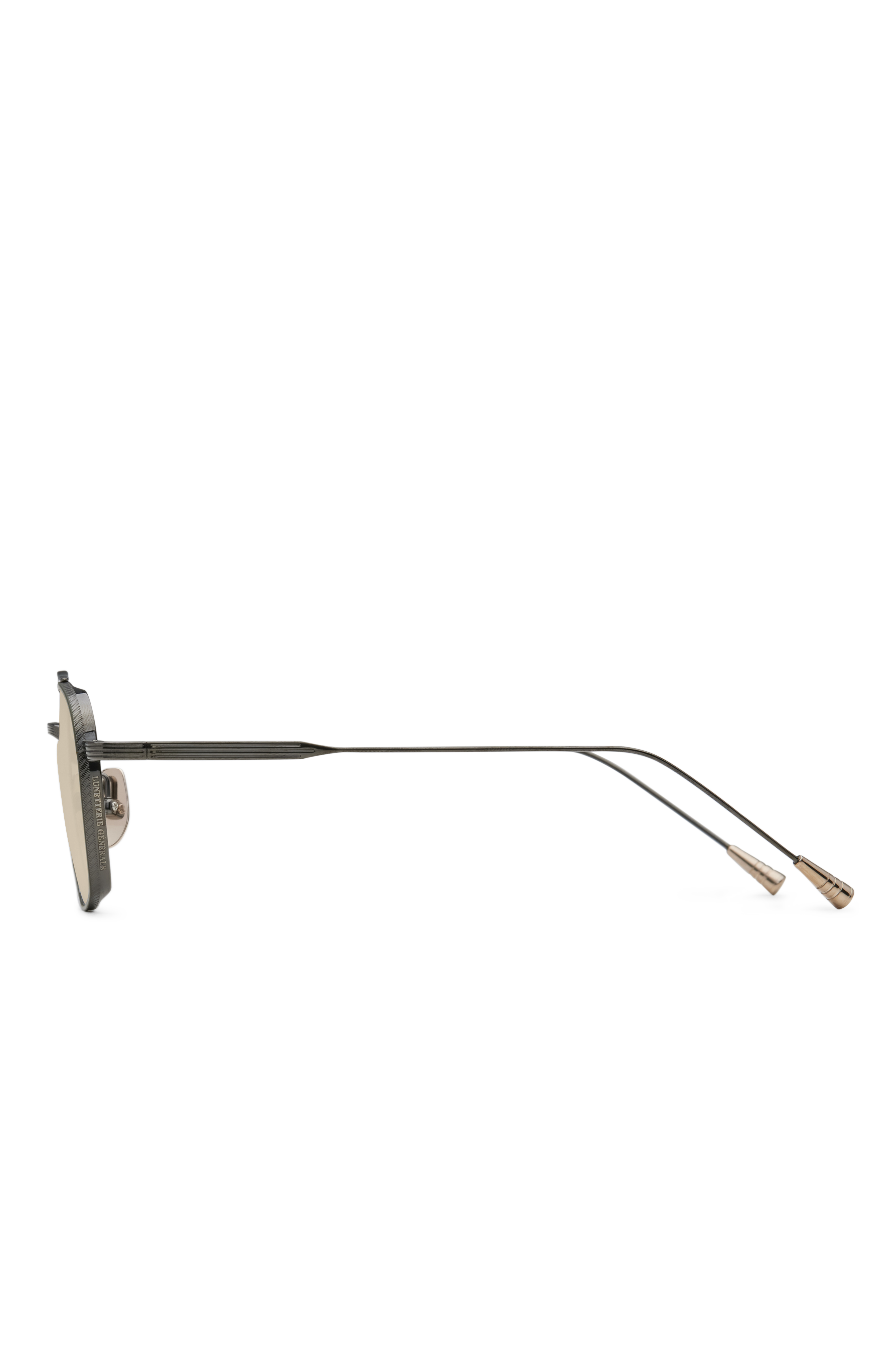 Lunetterie Generale Route 66 occhiali da sole aviatore titanio bronzo
