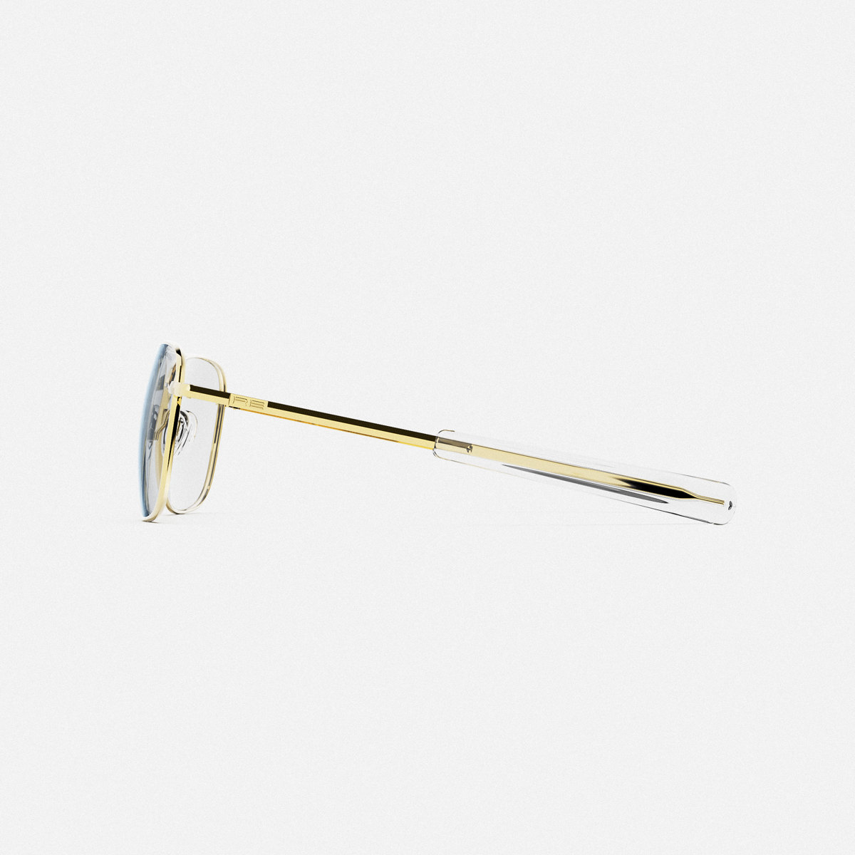Randolph Aviator occhiali da vista 23k Gold trasparenti