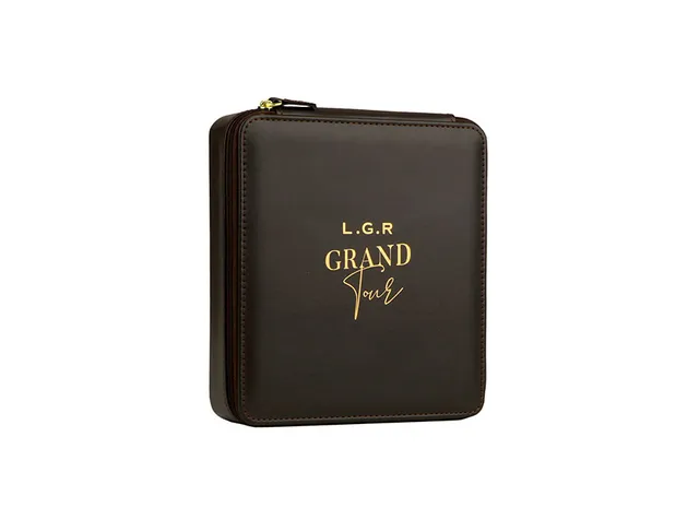 L.G.R Reunion Travel Case Grand Tour custodia 3 montature marrone