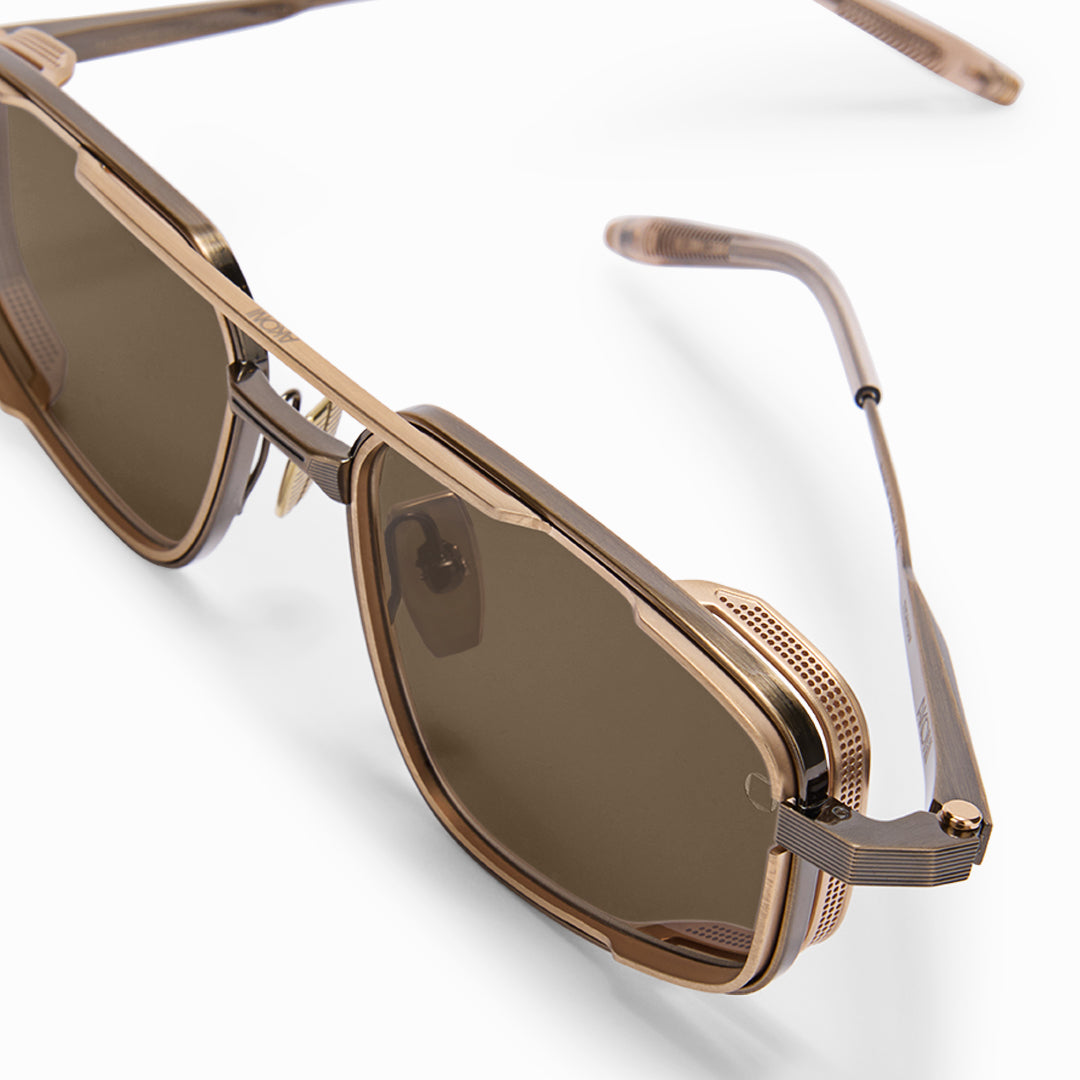 Akoni Horizon Atlantis occhiali da sole antique gold metallo