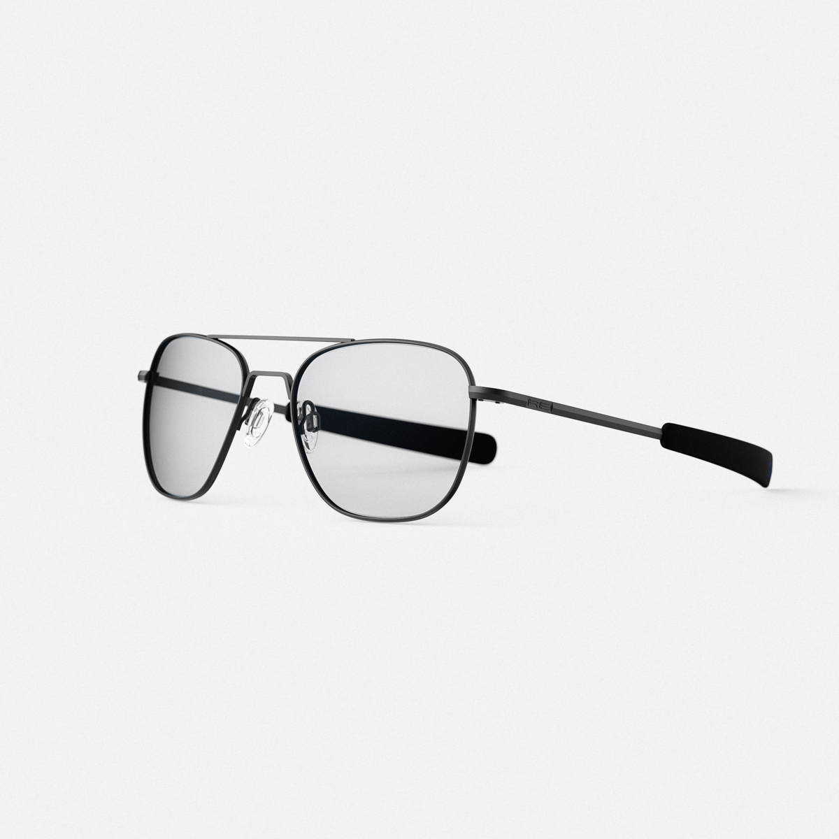 Randolph Aviator occhiali da vista Matte Black Clear