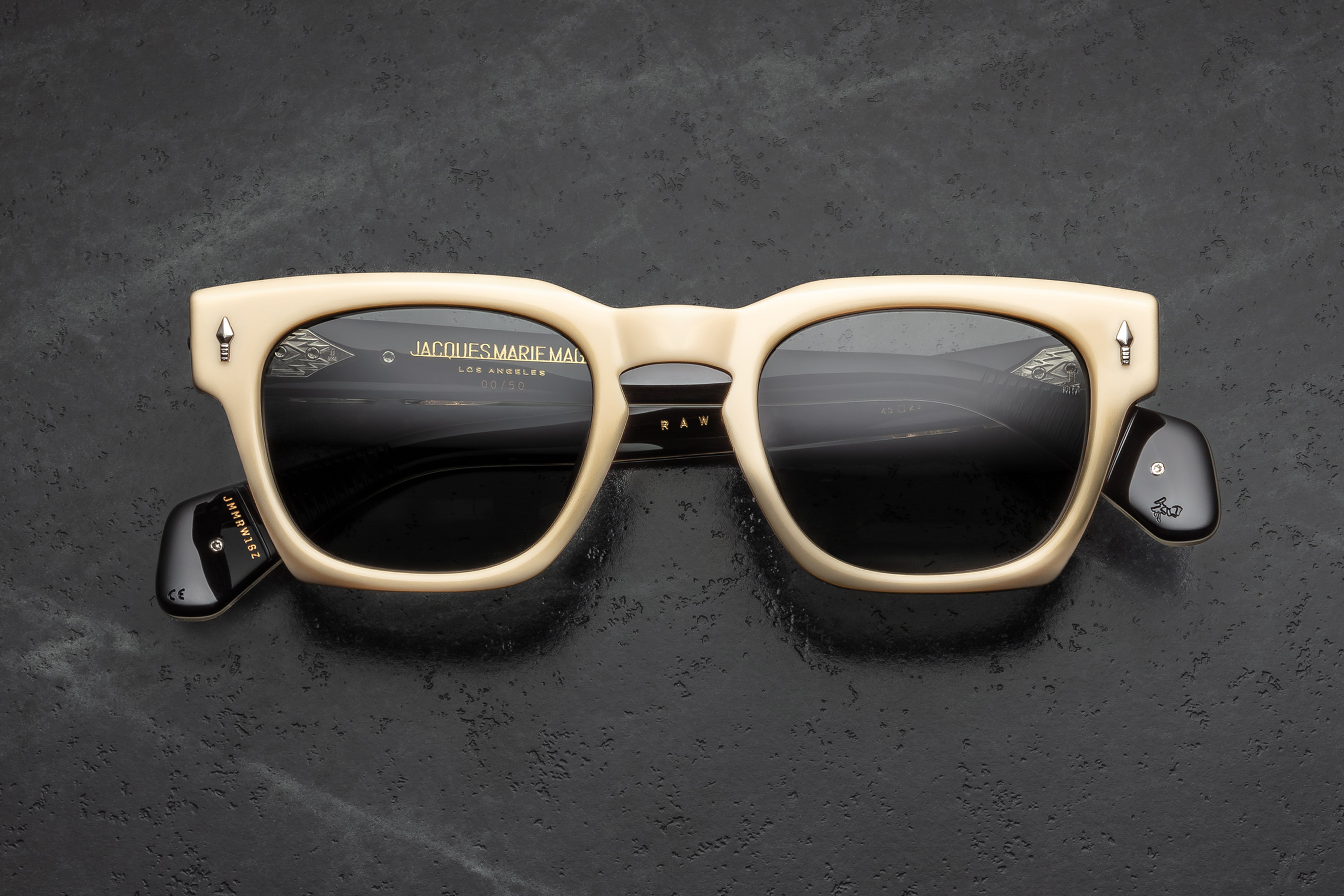 Jacques Marie Mage Rawlins K4 occhiali sole vetro onice