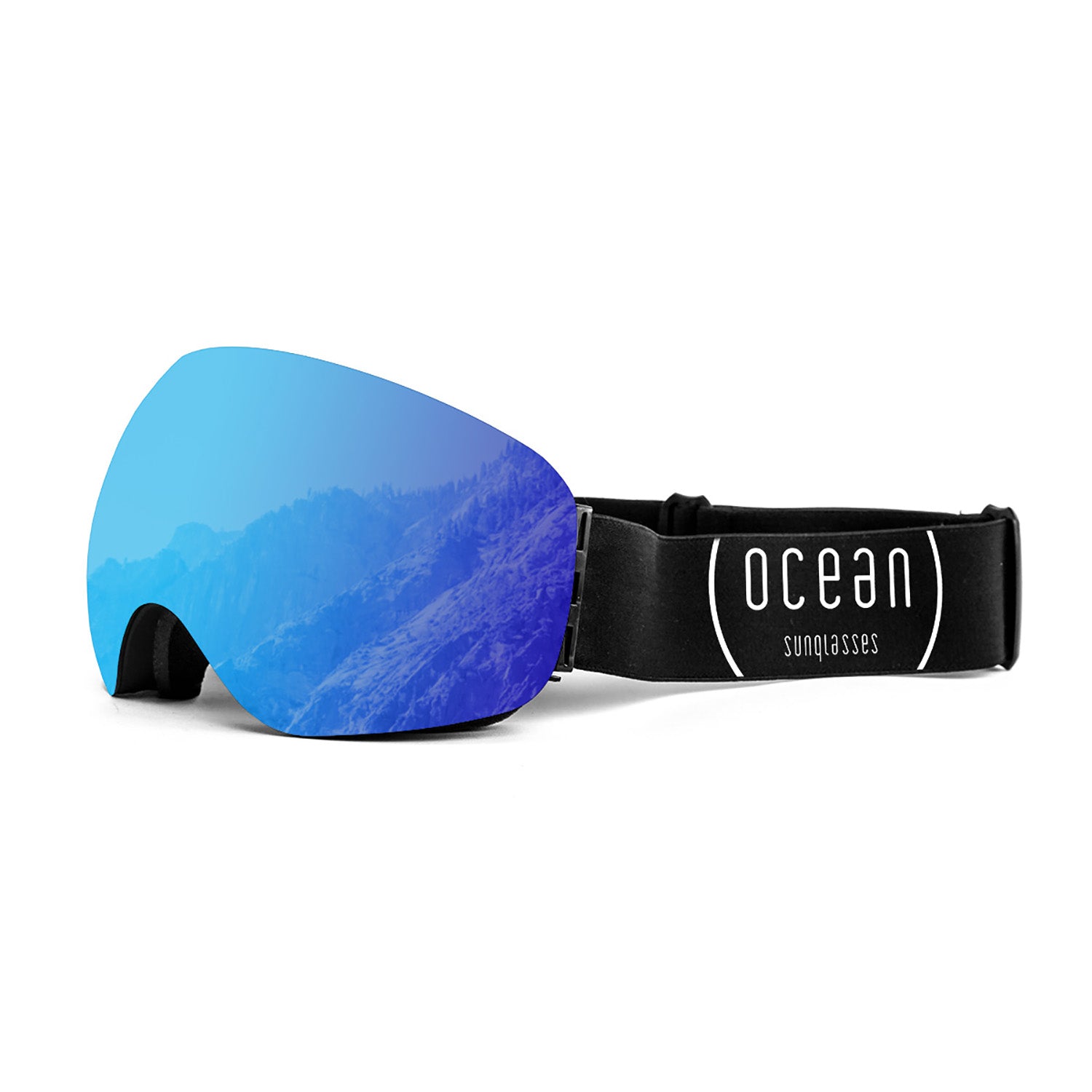 Ocean Sunglasses Arlberg maschera sci nera fumé