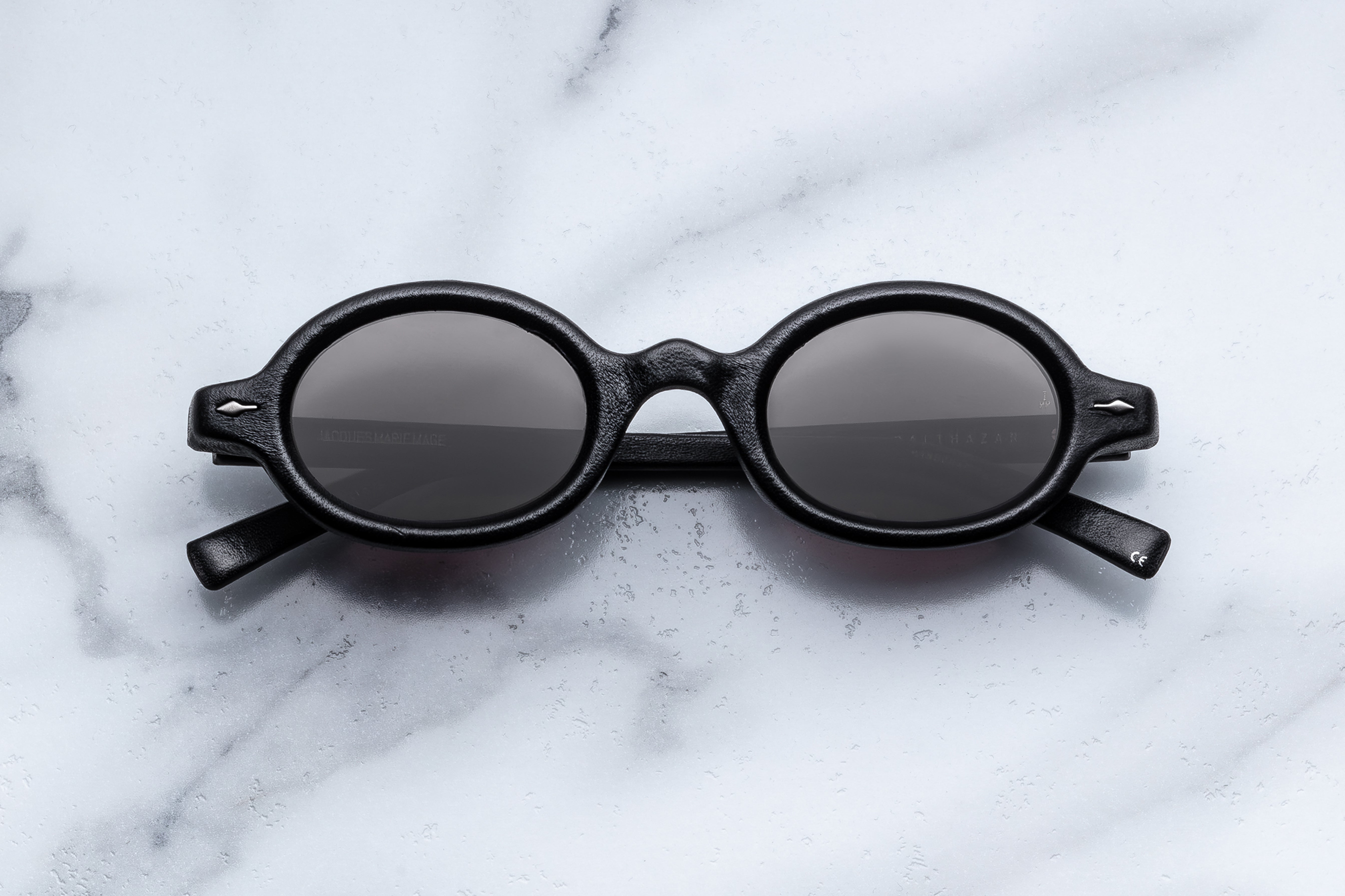 Jacques Marie Mage Balthazar Leather occhiali da sole K21