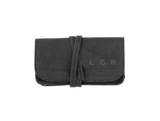 L.G.R Reunion Explorer Case custodia pelle nera