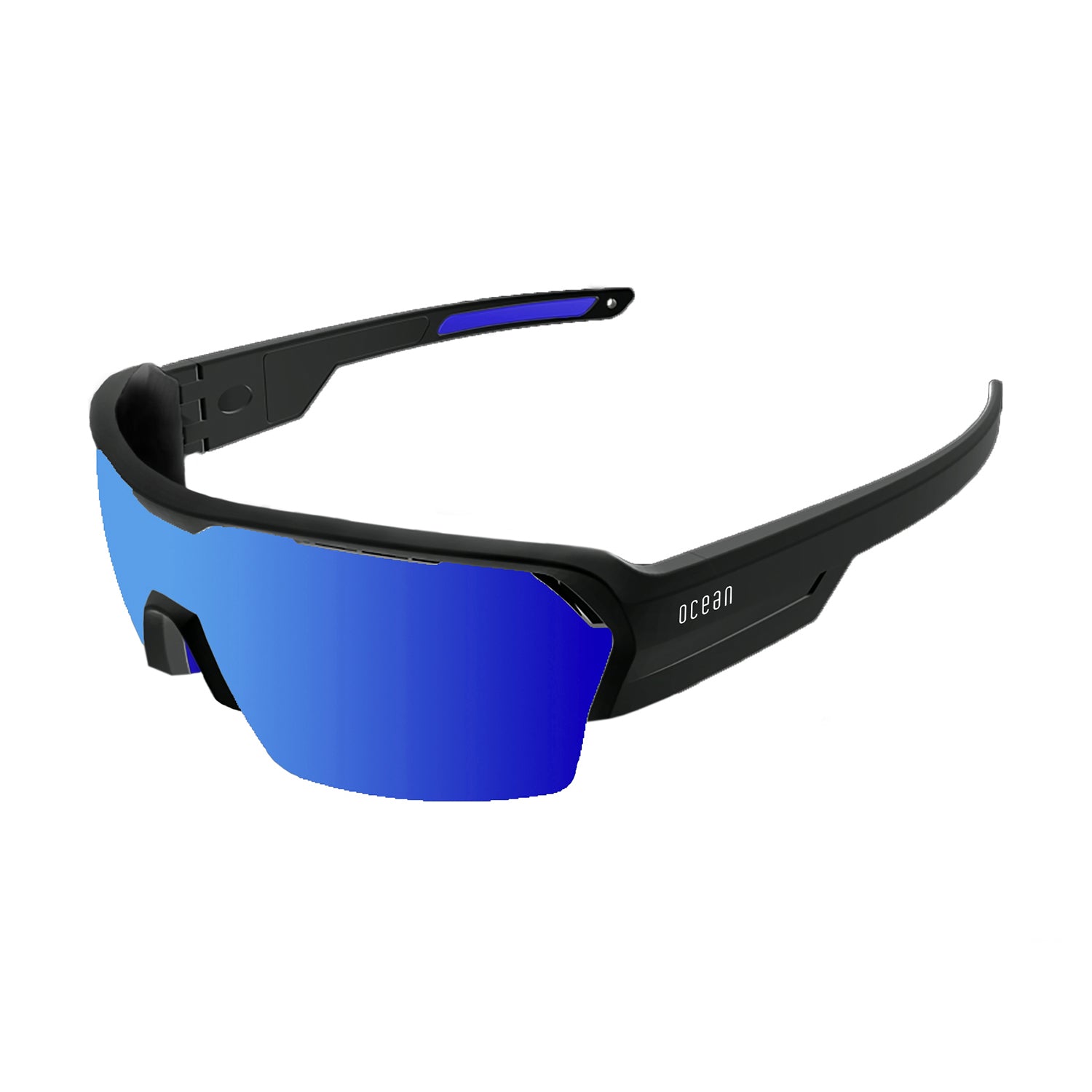 Ocean Sunglasses Race occhiali galleggianti neri fumé