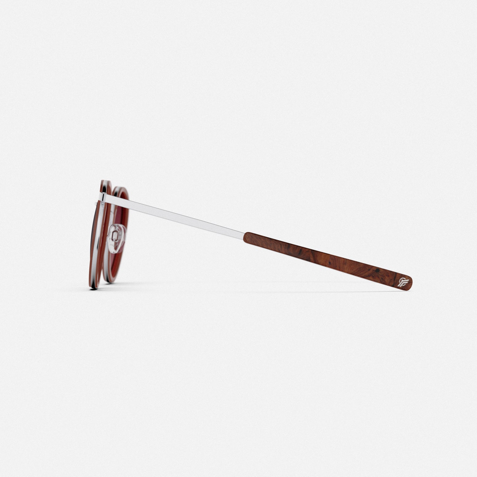 Randolph P3 Fusion occhiali da sole 51mm oro bianco rosa