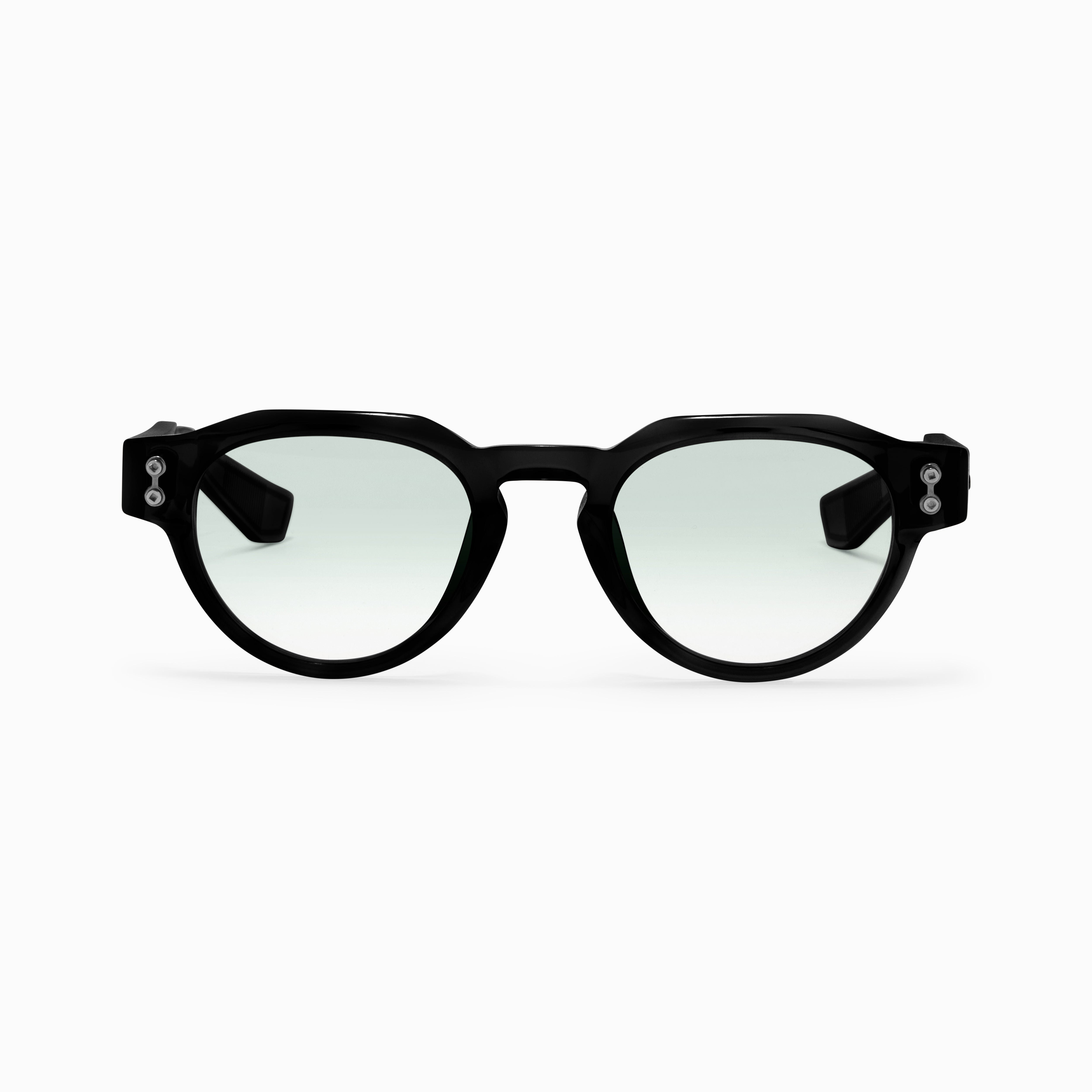 Akoni Etere Andra occhiali da sole Crystal Black pantos
