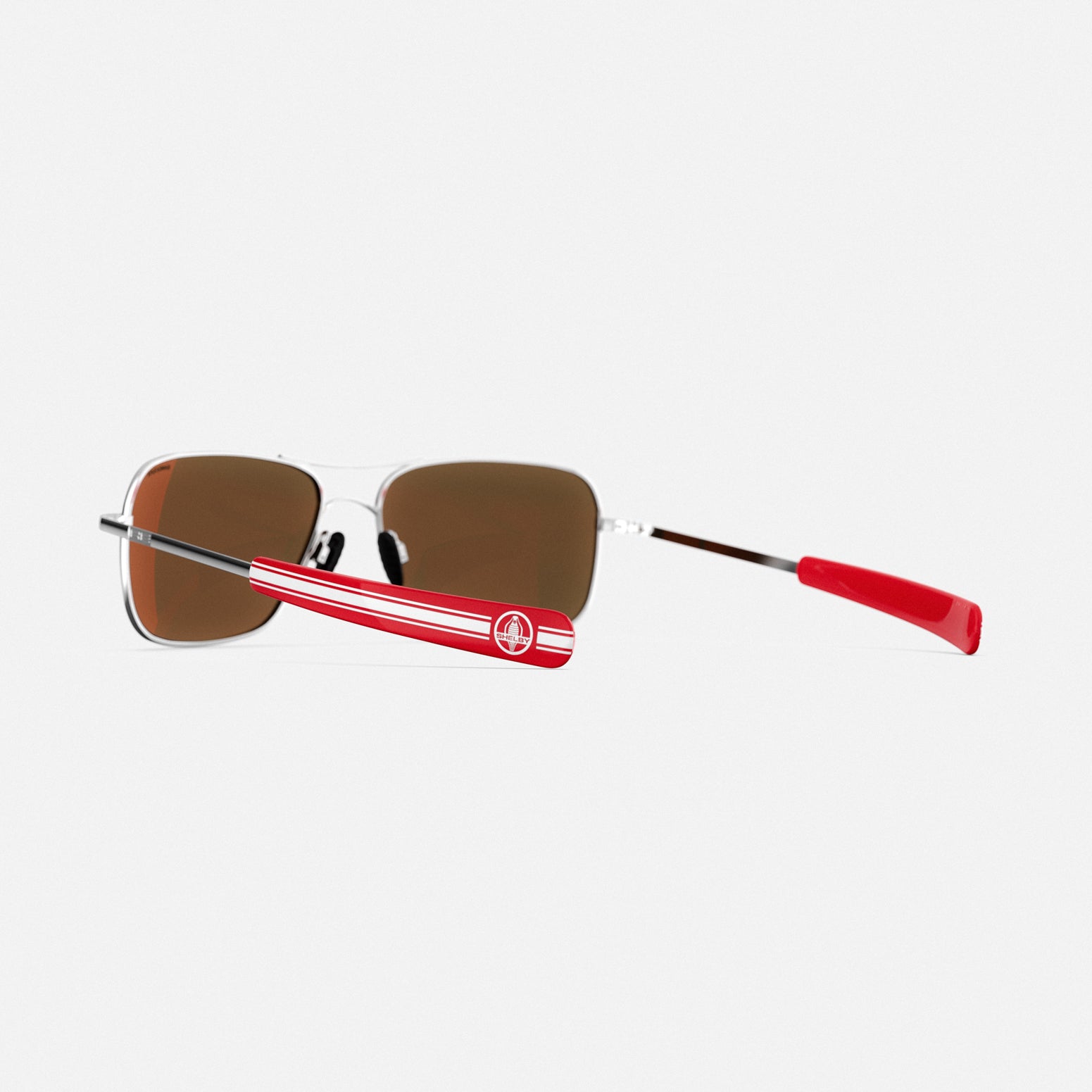 Randolph Shelby Archer Bright Chrome Redline occhiali da sole uomo