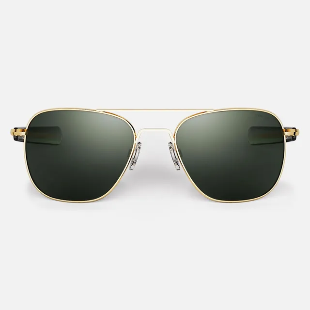 Randolph Aviator 23k Gold AGX Occhiali da Sole in Vetro
