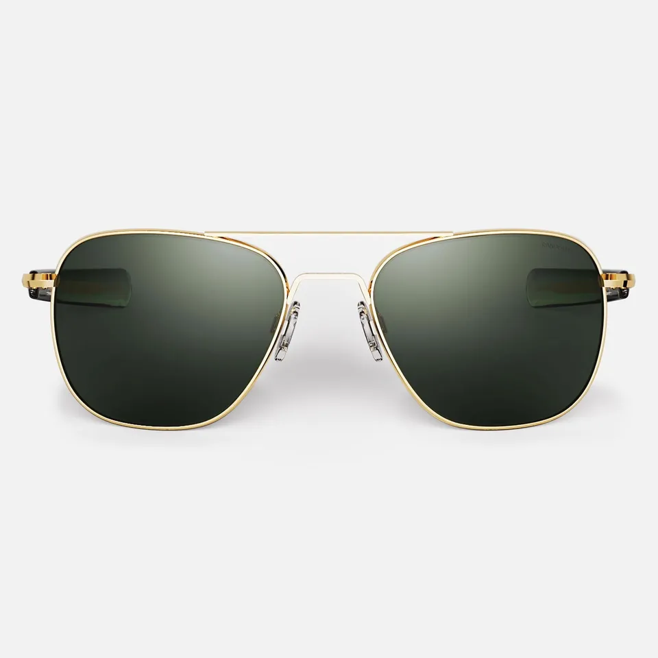 Randolph Aviator 23k Gold AGX Occhiali da Sole in Vetro