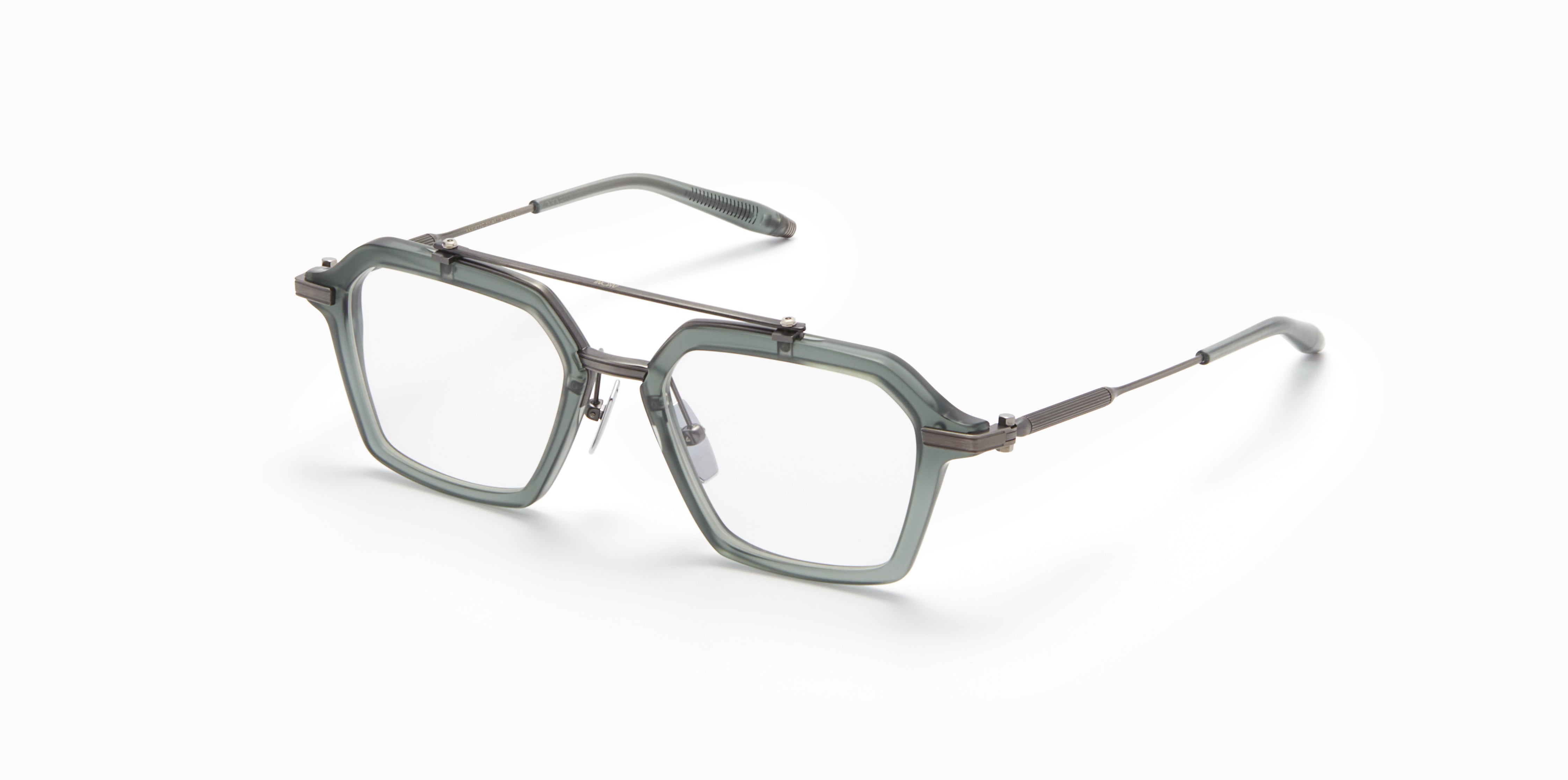 Akoni Horizon Akari occhiali da vista Matte Crystal Blue 51