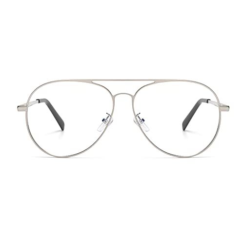 Glindar occhiali luce blu computer unisex metallo